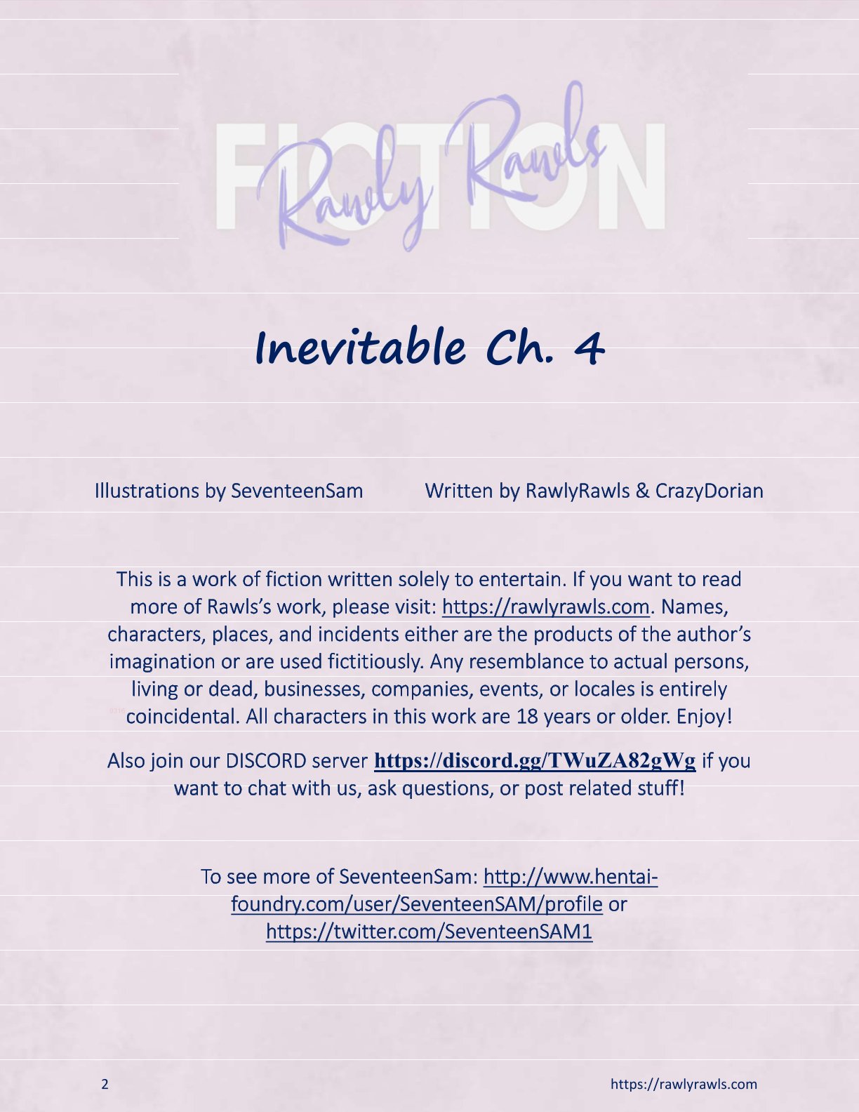 Inevitable [SeventeenSam , RawlyRawls] Chapter 4 - Page 2