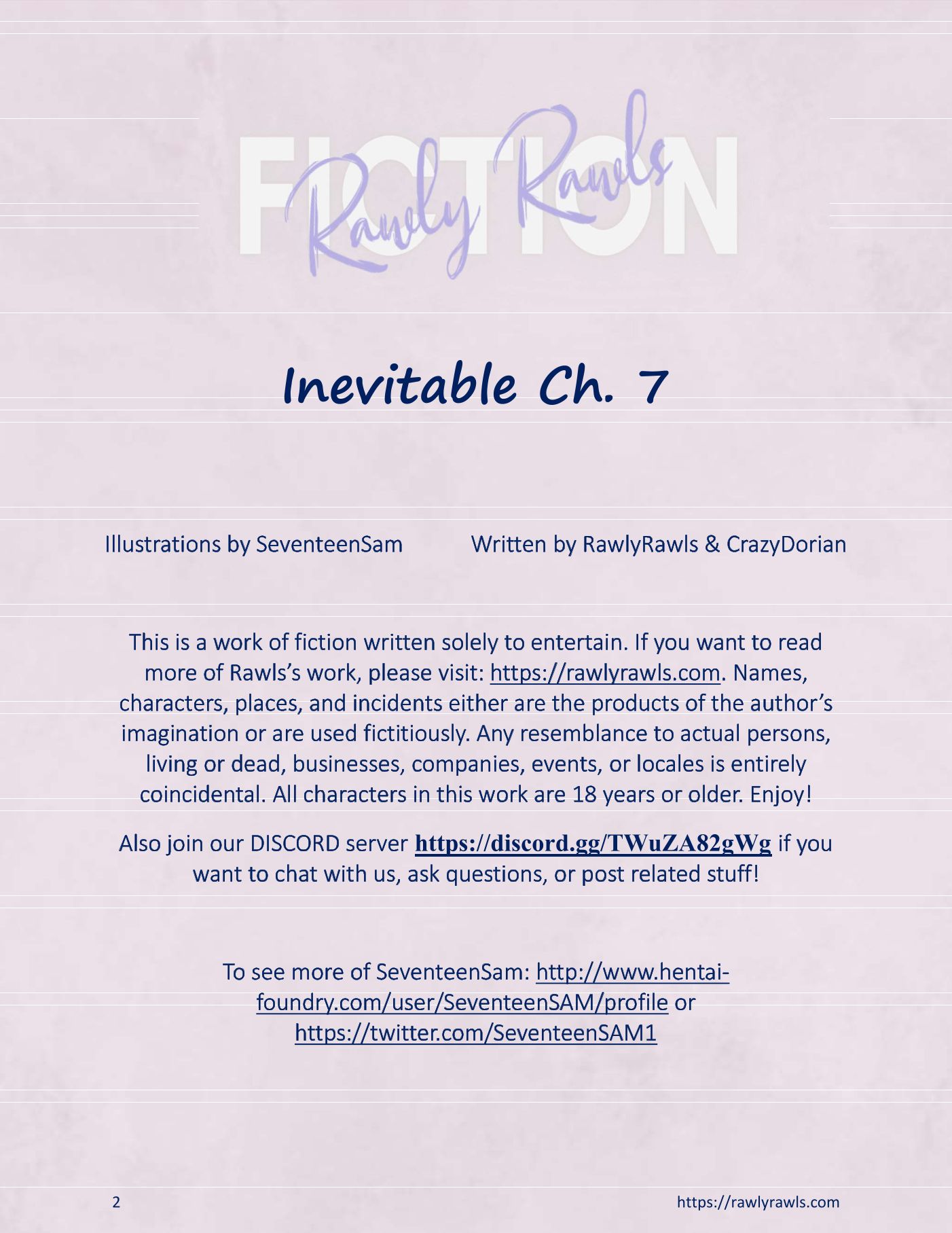 Inevitable [SeventeenSam , RawlyRawls] Chapter 7 - Page 2