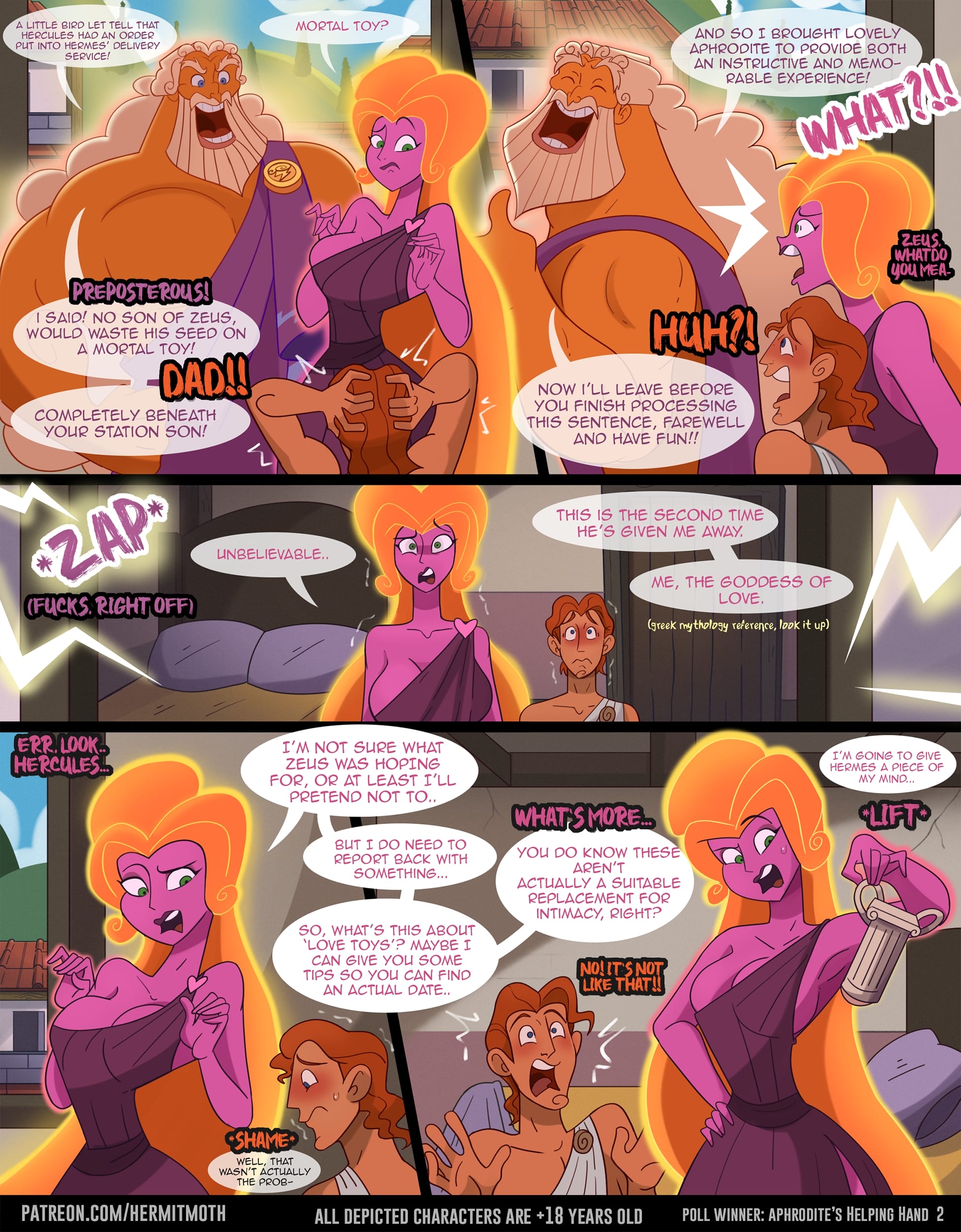 Aphrodite’s Helping Hand (Hercules) [Hermit Moth] Chapter 1 - Page 2
