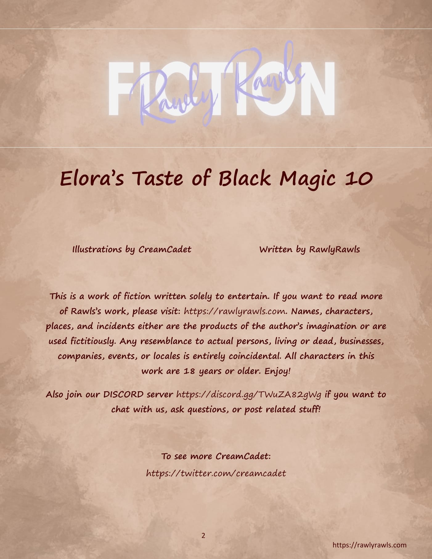 Elora’s Taste of Black Magic [CreamCadet , RawlyRawls] Chapter 10 - Page 2