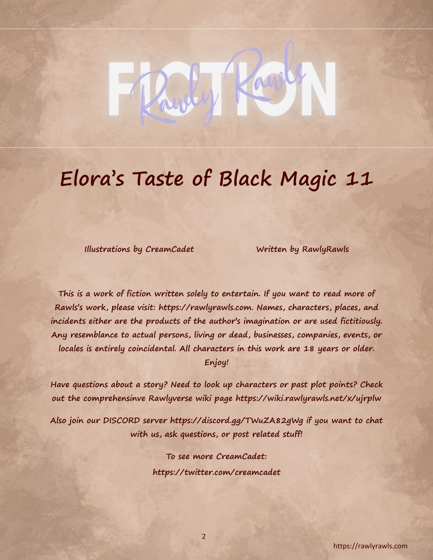 Elora’s Taste of Black Magic [CreamCadet , RawlyRawls] Chapter 11 - Page 2
