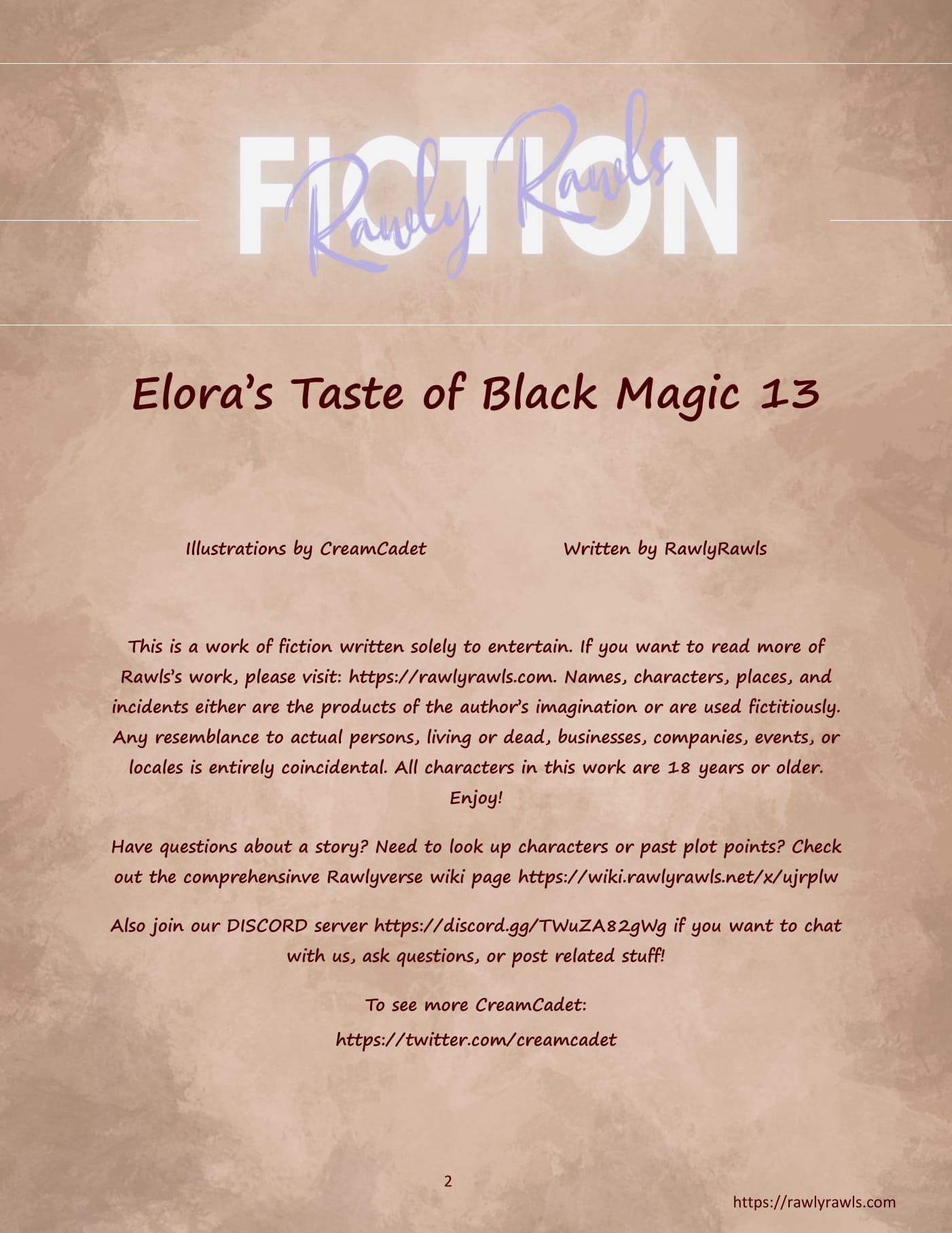 Elora’s Taste of Black Magic [CreamCadet , RawlyRawls] Chapter 13 - Page 2