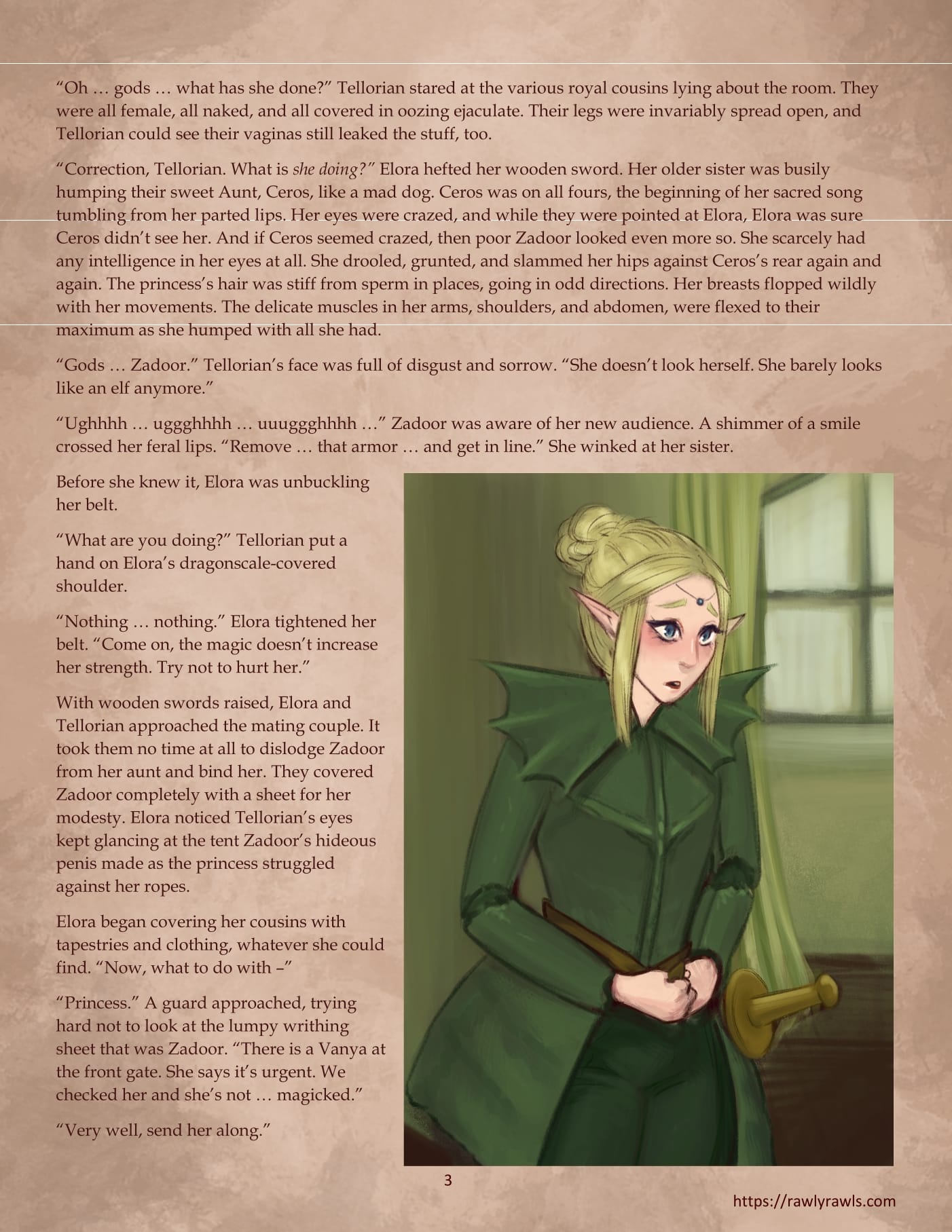 Elora’s Taste of Black Magic [CreamCadet , RawlyRawls] Chapter 13 - Page 3
