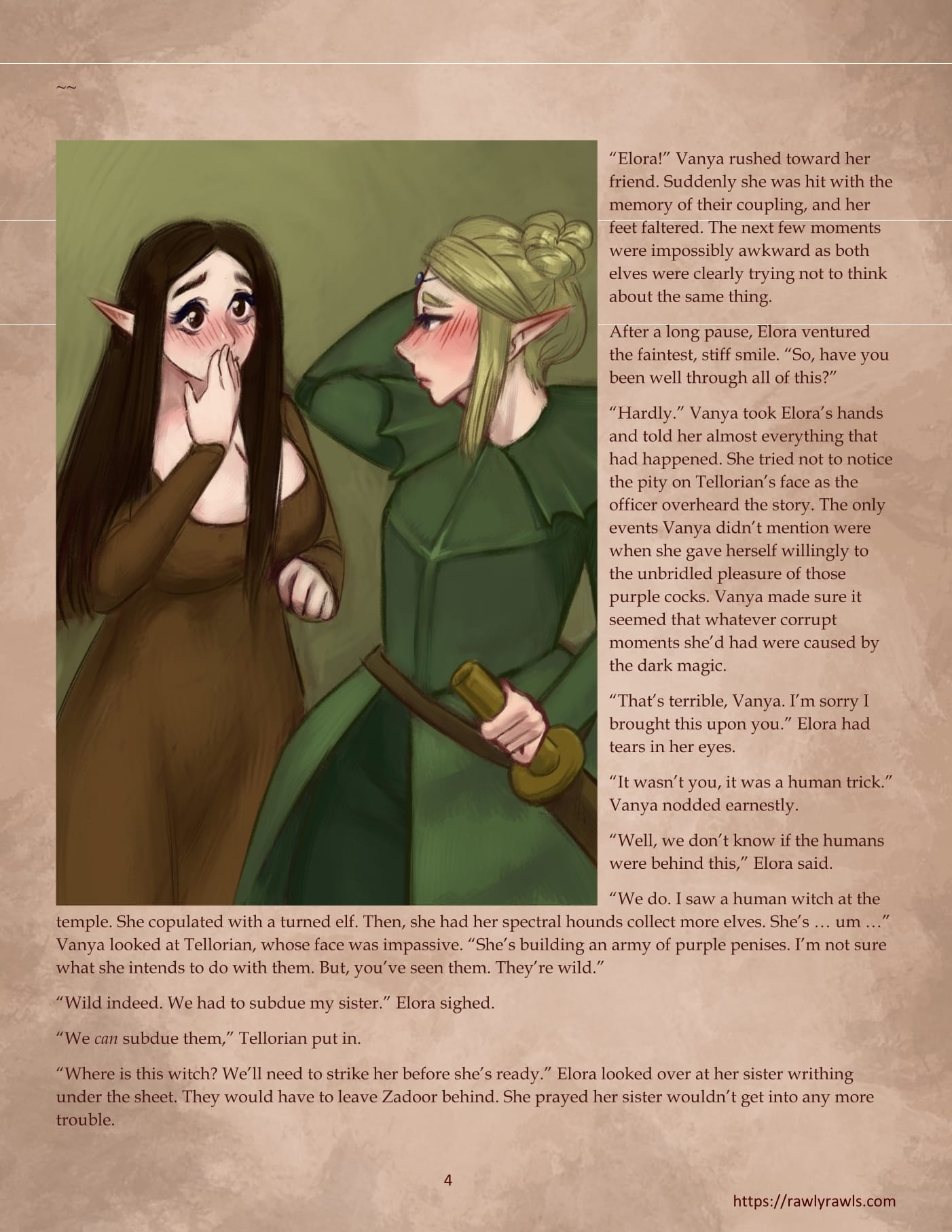 Elora’s Taste of Black Magic [CreamCadet , RawlyRawls] Chapter 13 - Page 4