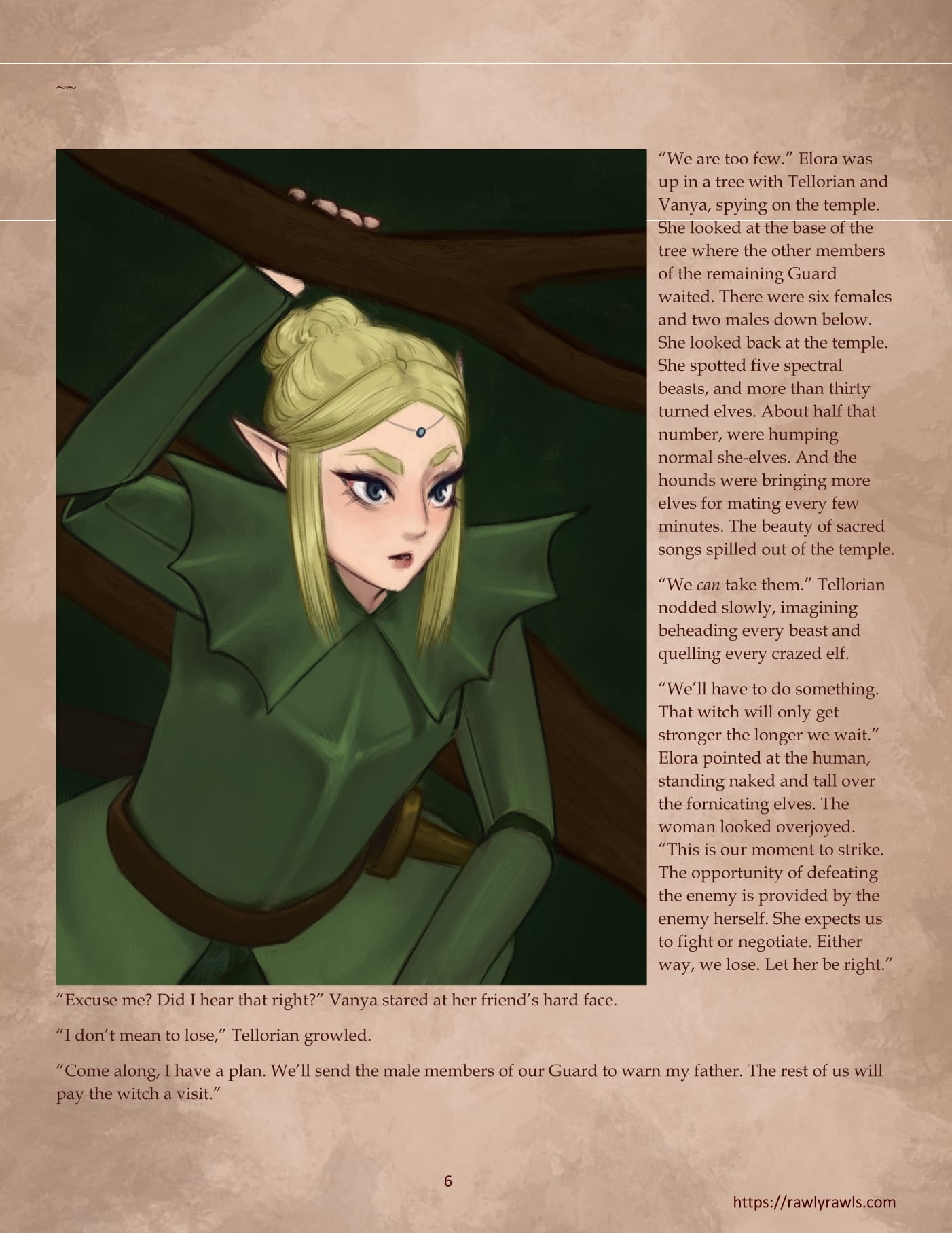 Elora’s Taste of Black Magic [CreamCadet , RawlyRawls] Chapter 13 - Page 6