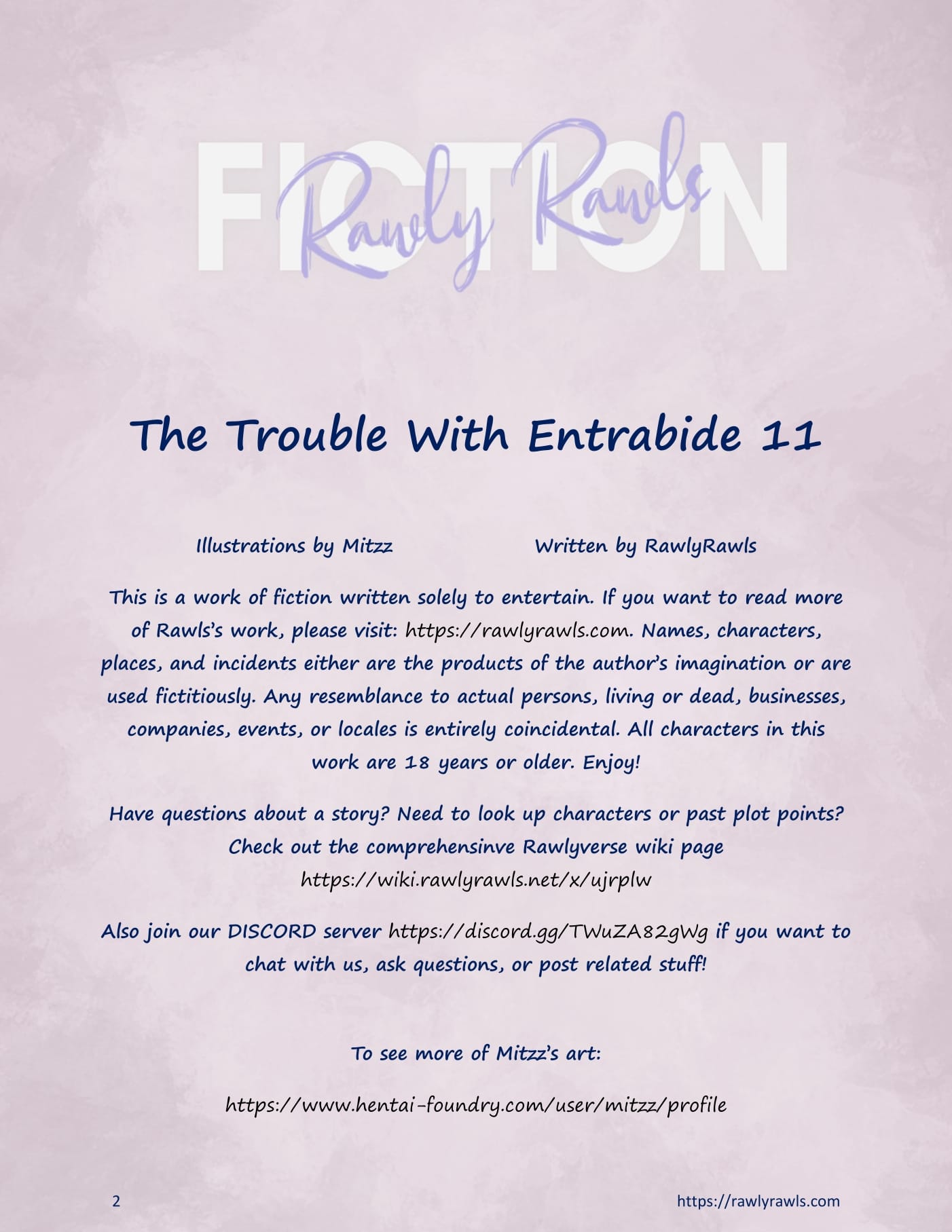 The Trouble With Entrabide [Mitzz , RawlyRawls] Chapter 11 - Page 2