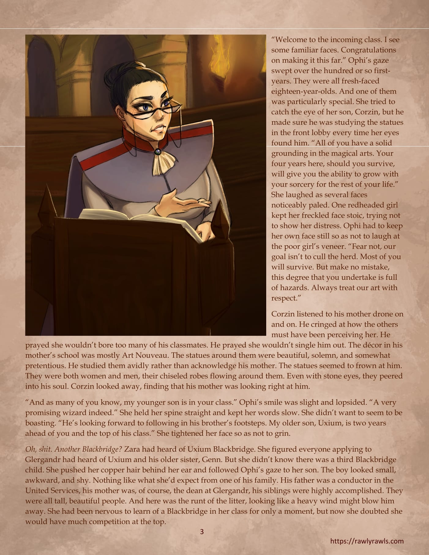 Glergandr University [CreamCadet , Rawly Rawls] Chapter 1 - Page 3