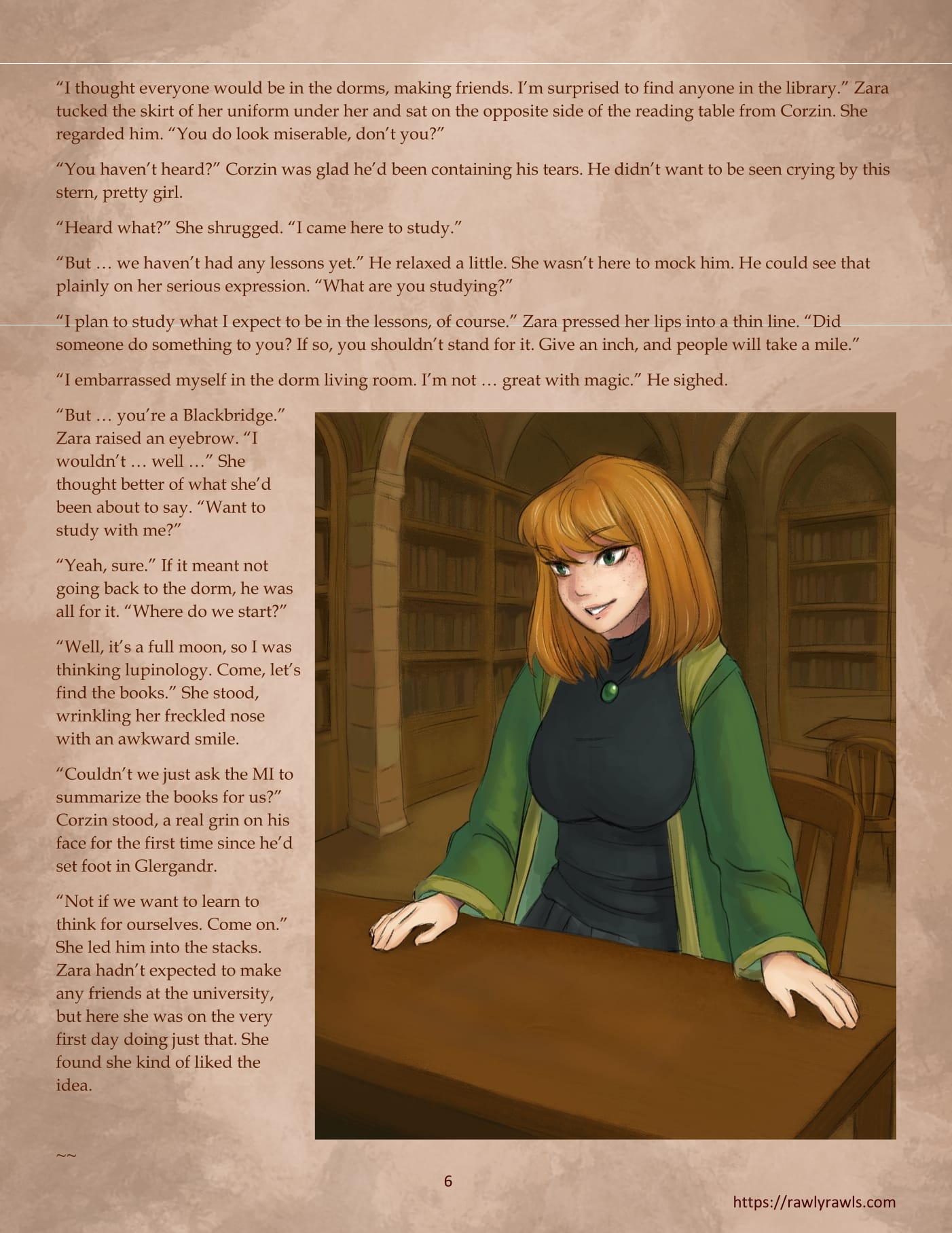 Glergandr University [CreamCadet , Rawly Rawls] Chapter 1 - Page 6
