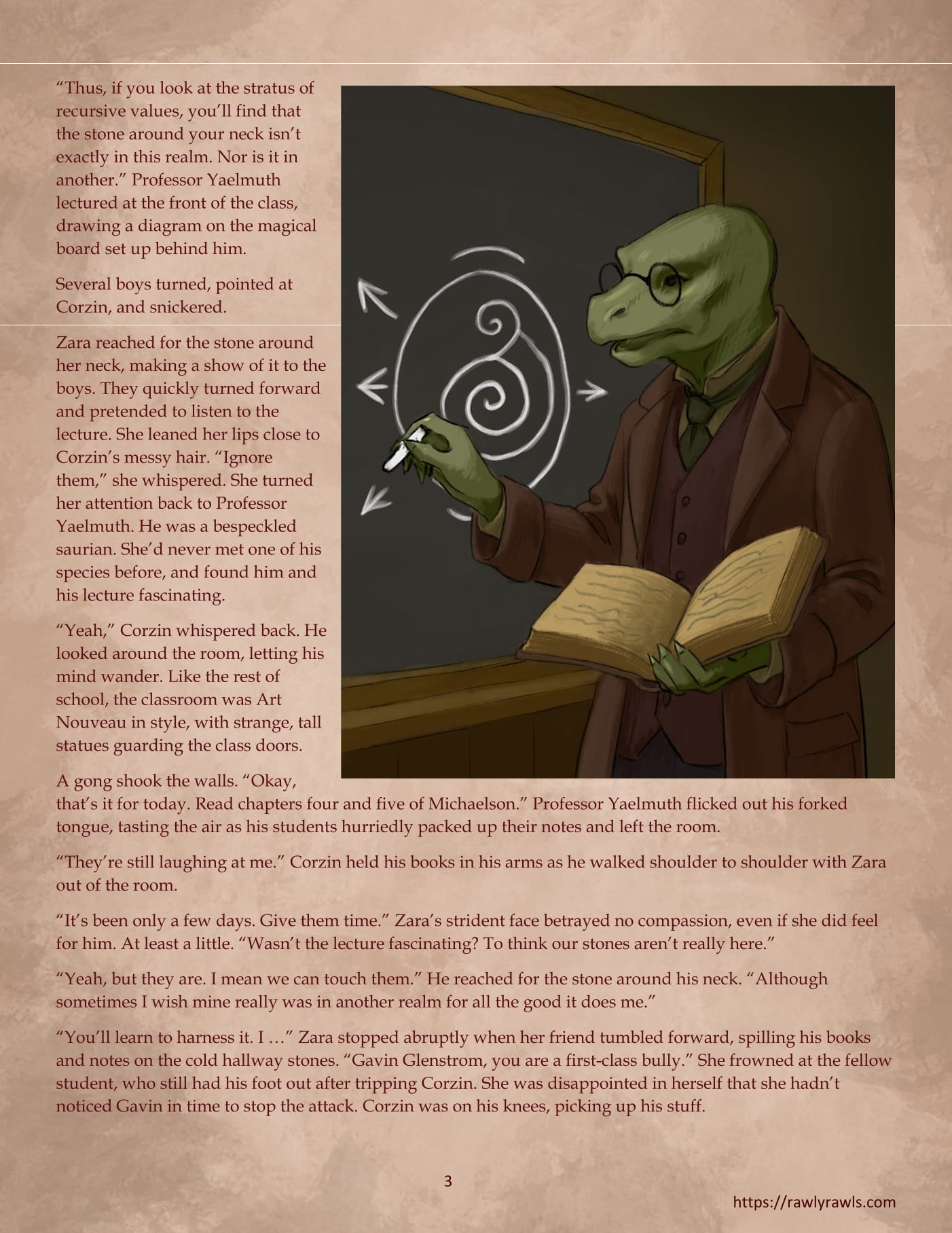 Glergandr University [CreamCadet , Rawly Rawls] Chapter 2 - Page 3