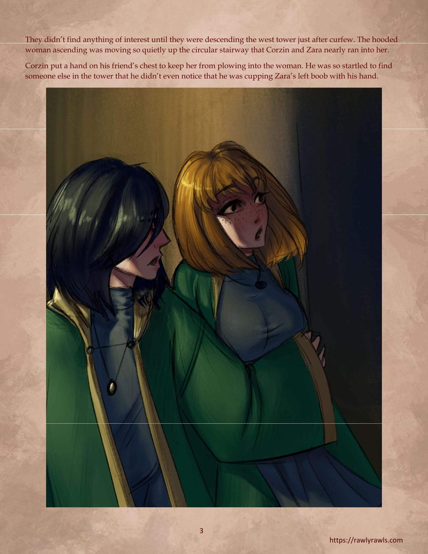 Glergandr University [CreamCadet , Rawly Rawls] Chapter 3 - Page 3