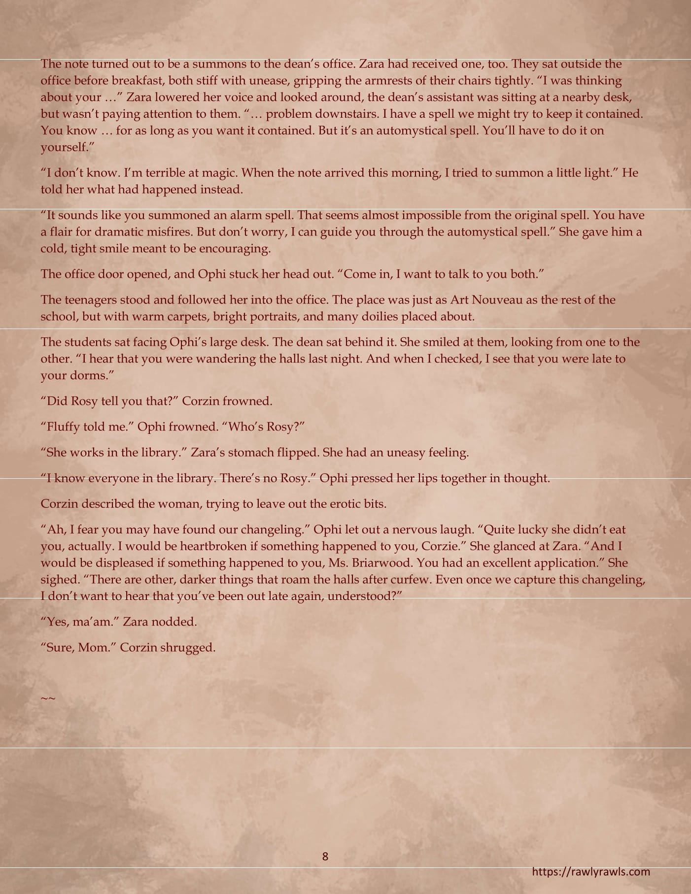 Glergandr University [CreamCadet , Rawly Rawls] Chapter 3 - Page 8