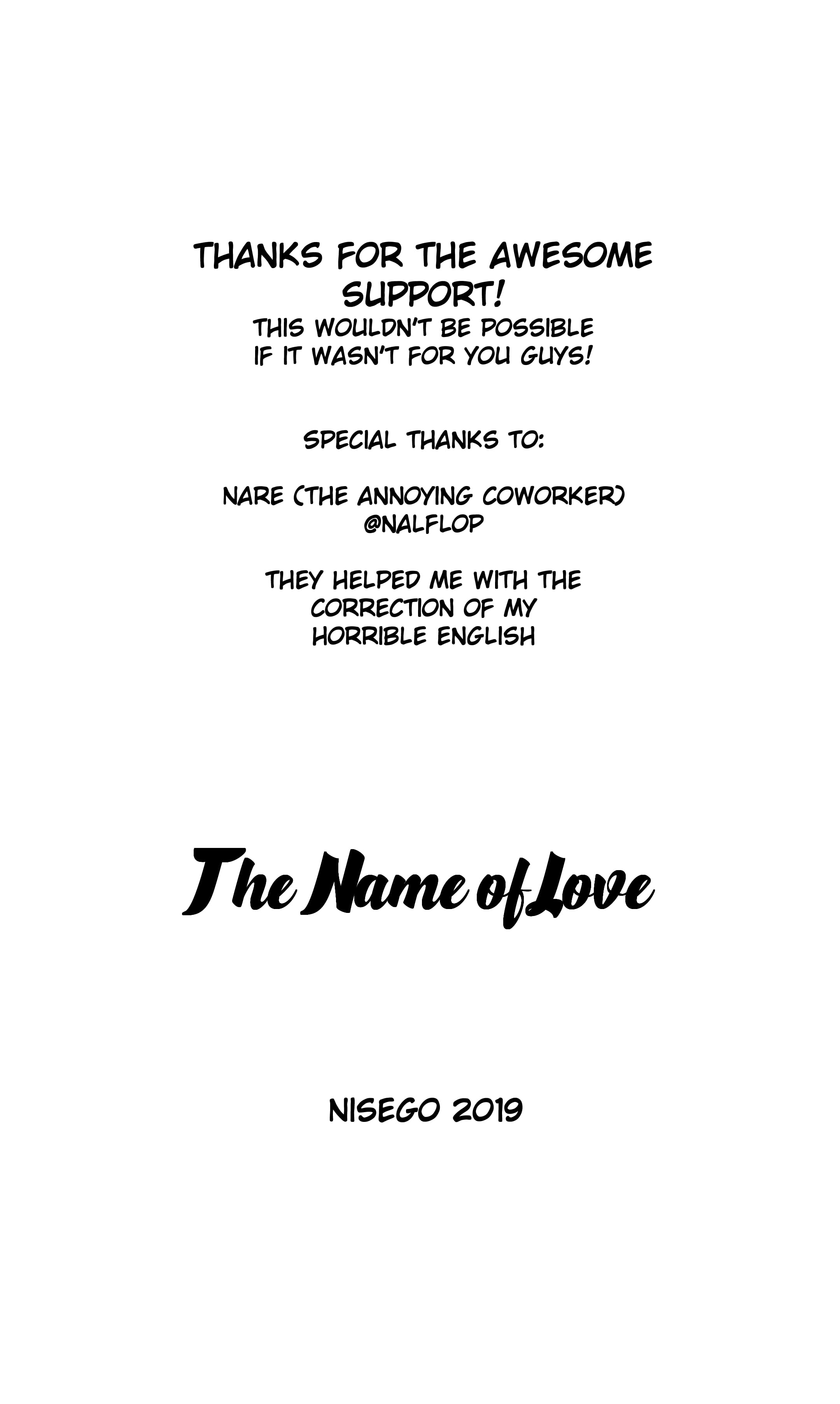 The Name Of Love [Nisego] Chapter 1 - Page 114