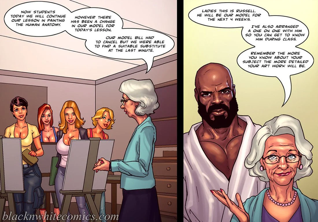 Art Class [BlackNWhiteComics] Chapter 1 - Page 2