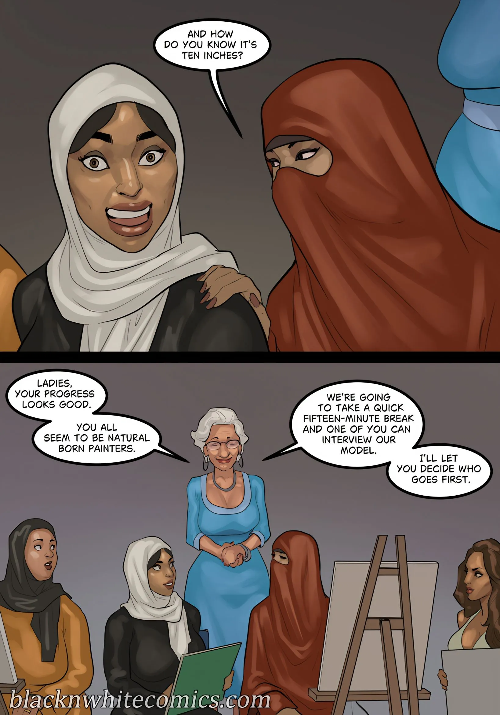 Art Class [BlackNWhiteComics] Chapter 3 - Page 11