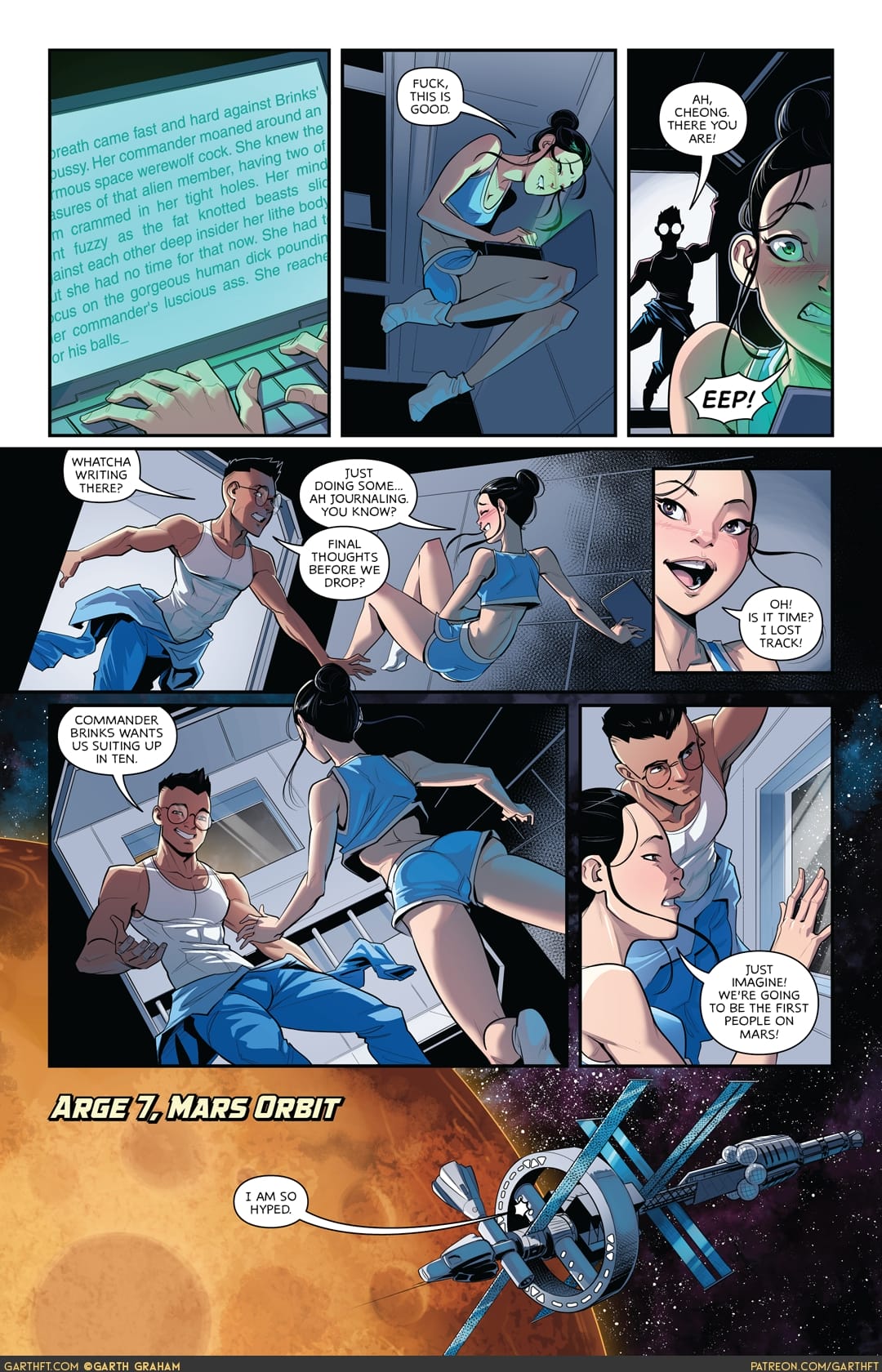 A Polycule of Mars [Garth Graham | Temporal Wolf] Chapter 1 - Page 4