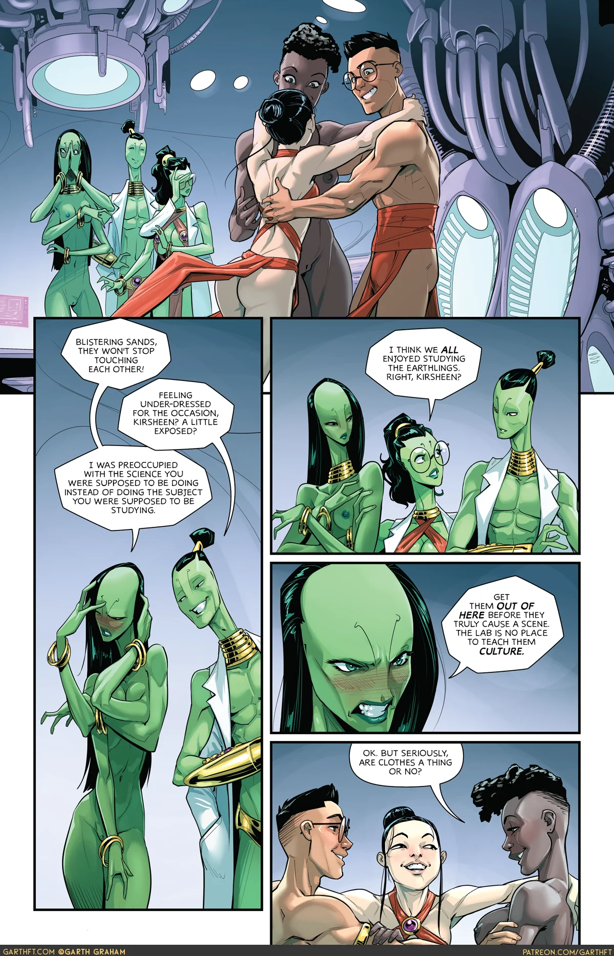 A Polycule of Mars [Garth Graham | Temporal Wolf] Chapter 3 - Page 4