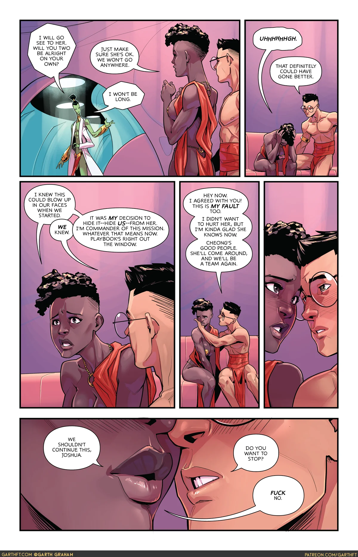 A Polycule of Mars [Garth Graham | Temporal Wolf] Chapter 3 - Page 9