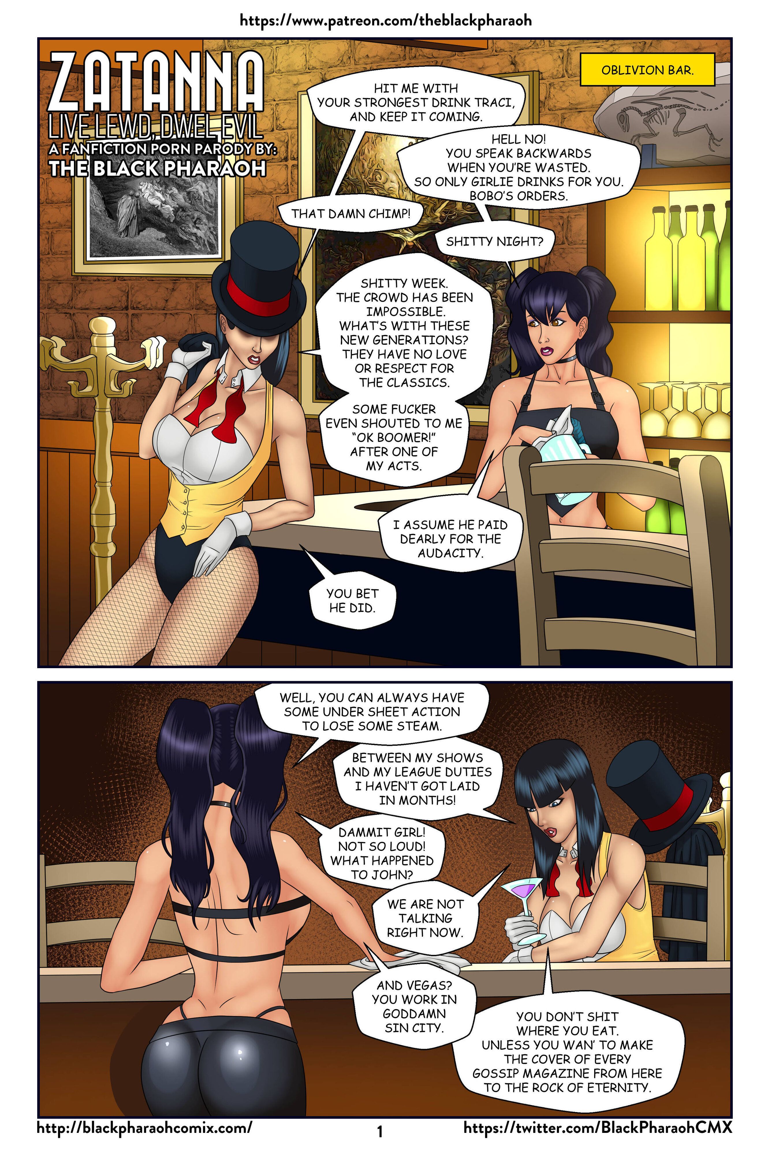 Live Lewd, Dwel Evil (Justice League) [The Black Pharaoh] Chapter 1 - Page 2