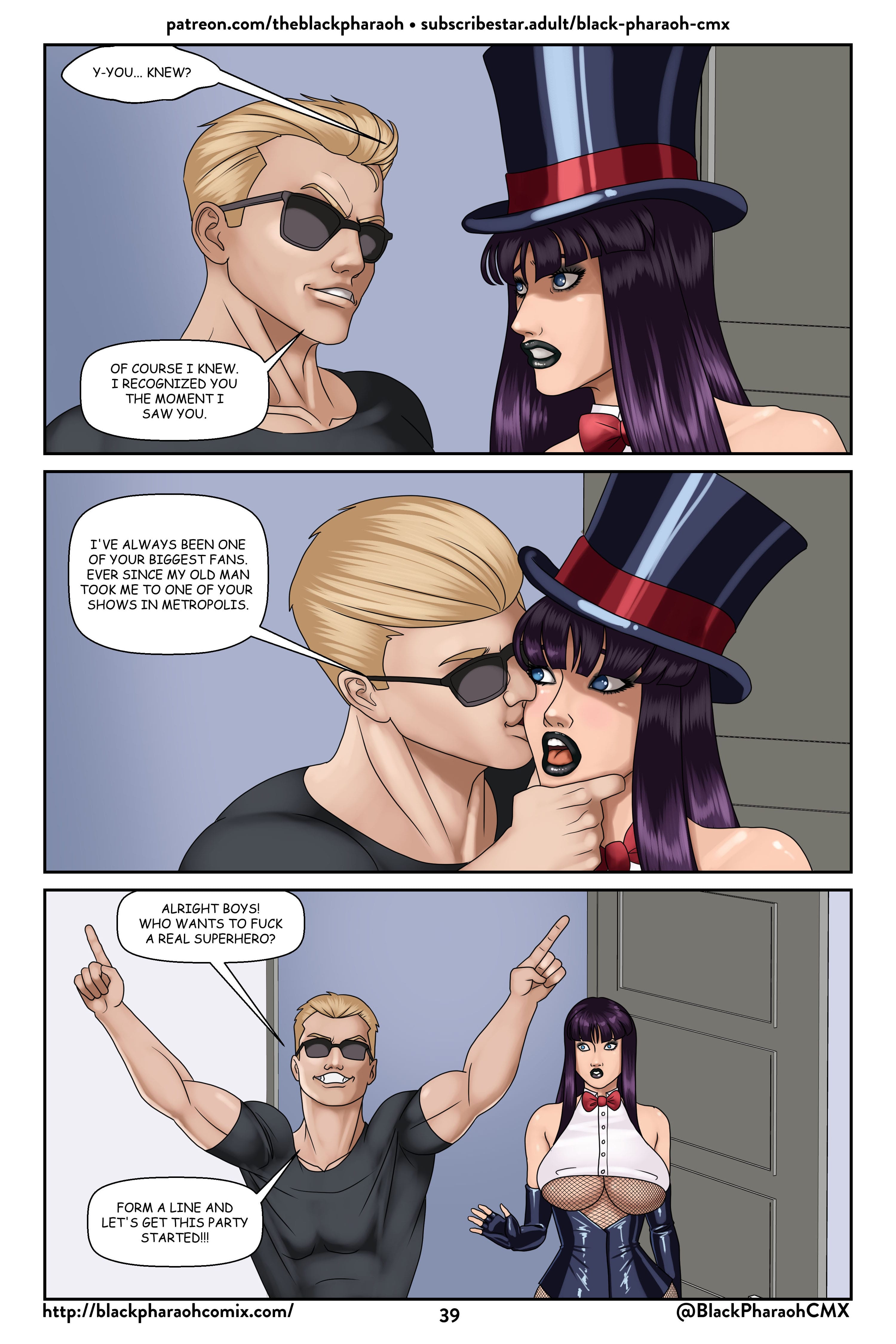 Live Lewd, Dwel Evil (Justice League) [The Black Pharaoh] Chapter 2 - Page 40