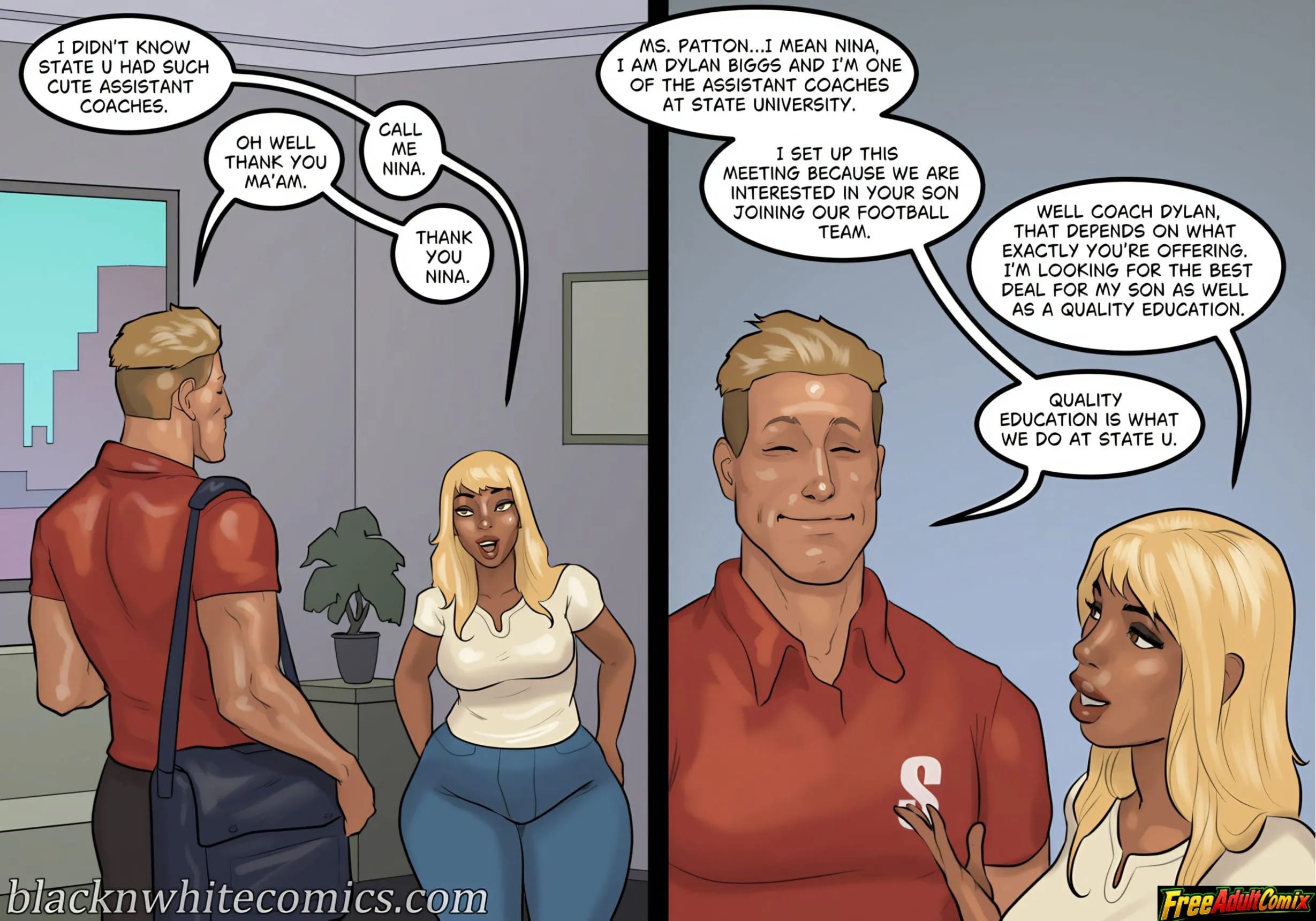 The Recruit [BlackNWhiteComics] Chapter 1 - Page 8