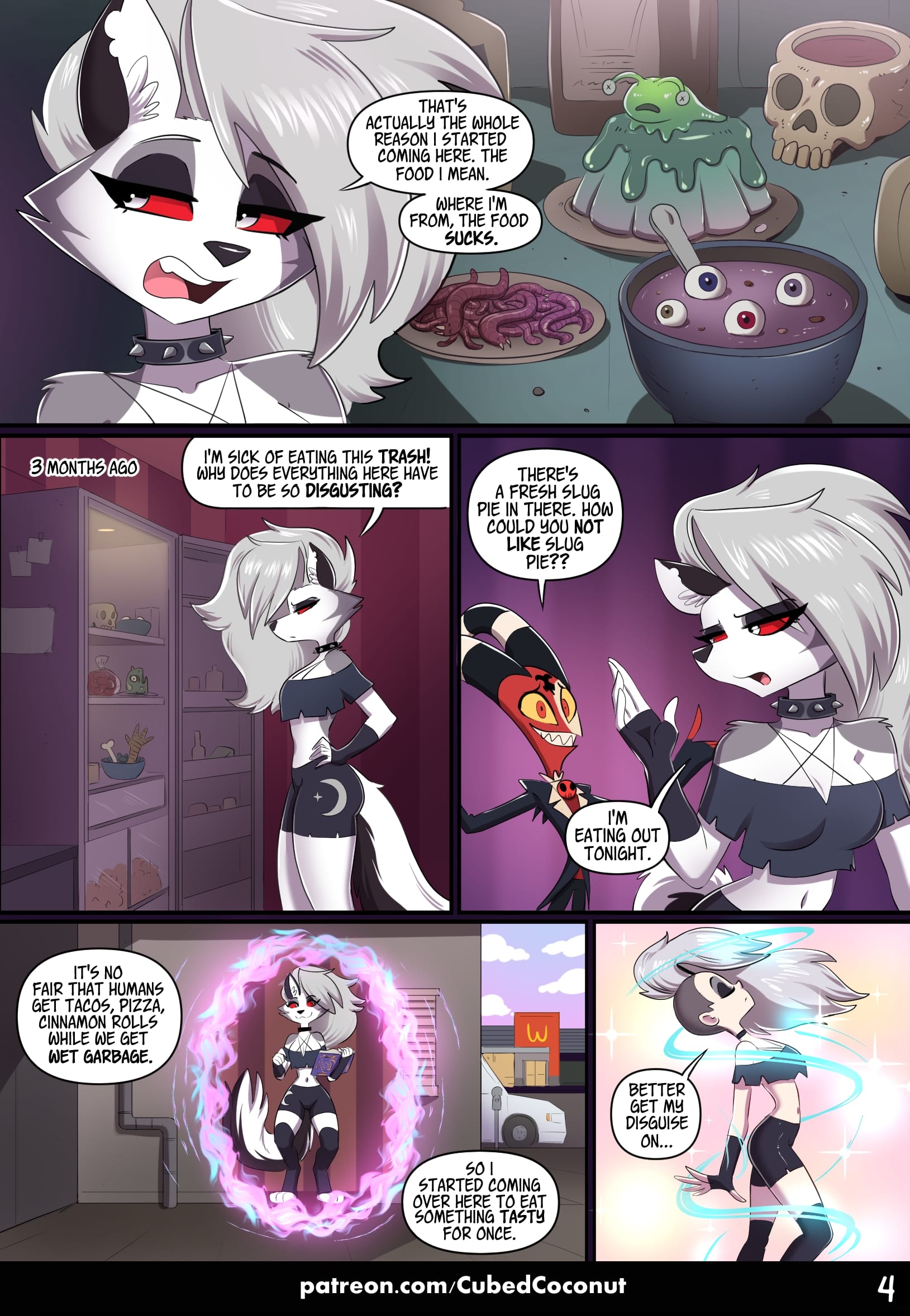 The Human and the Hellhound (Helluva Boss) [CubedCoconut] Chapter 1 - Page 4