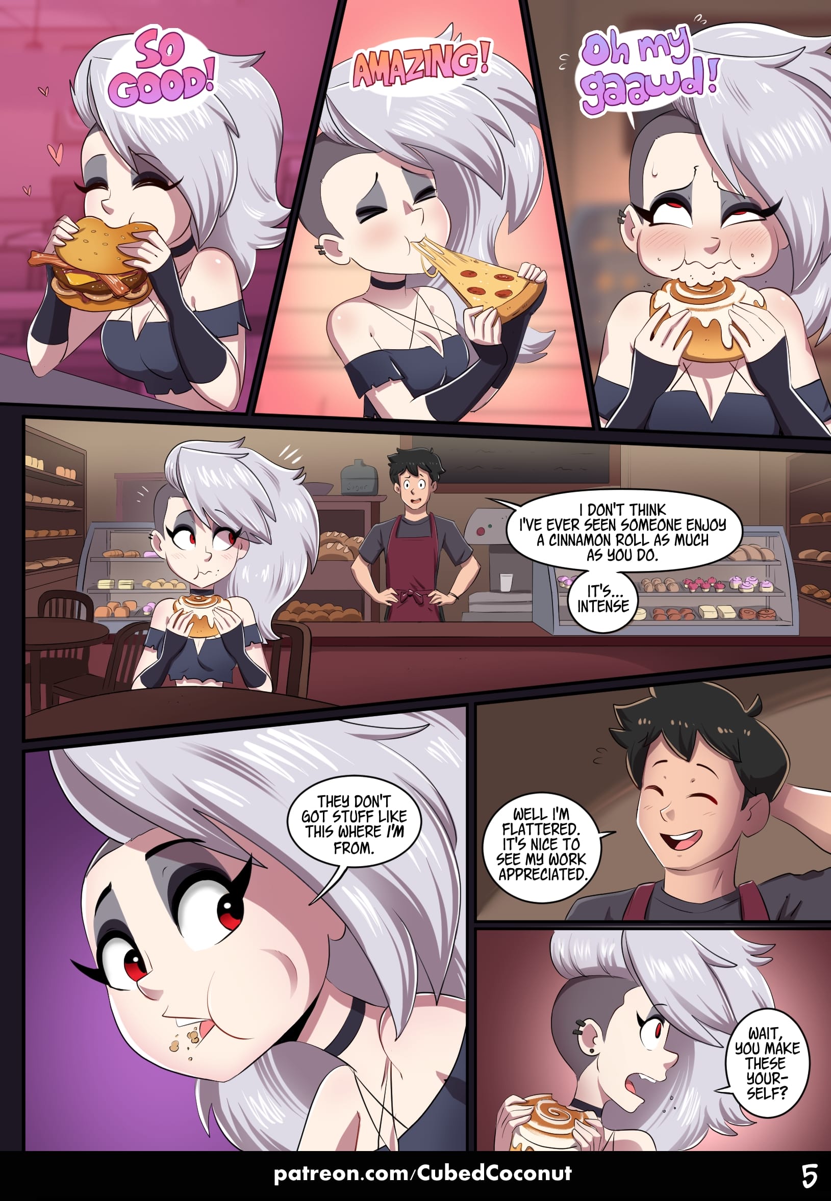 The Human and the Hellhound (Helluva Boss) [CubedCoconut] Chapter 1 - Page 5