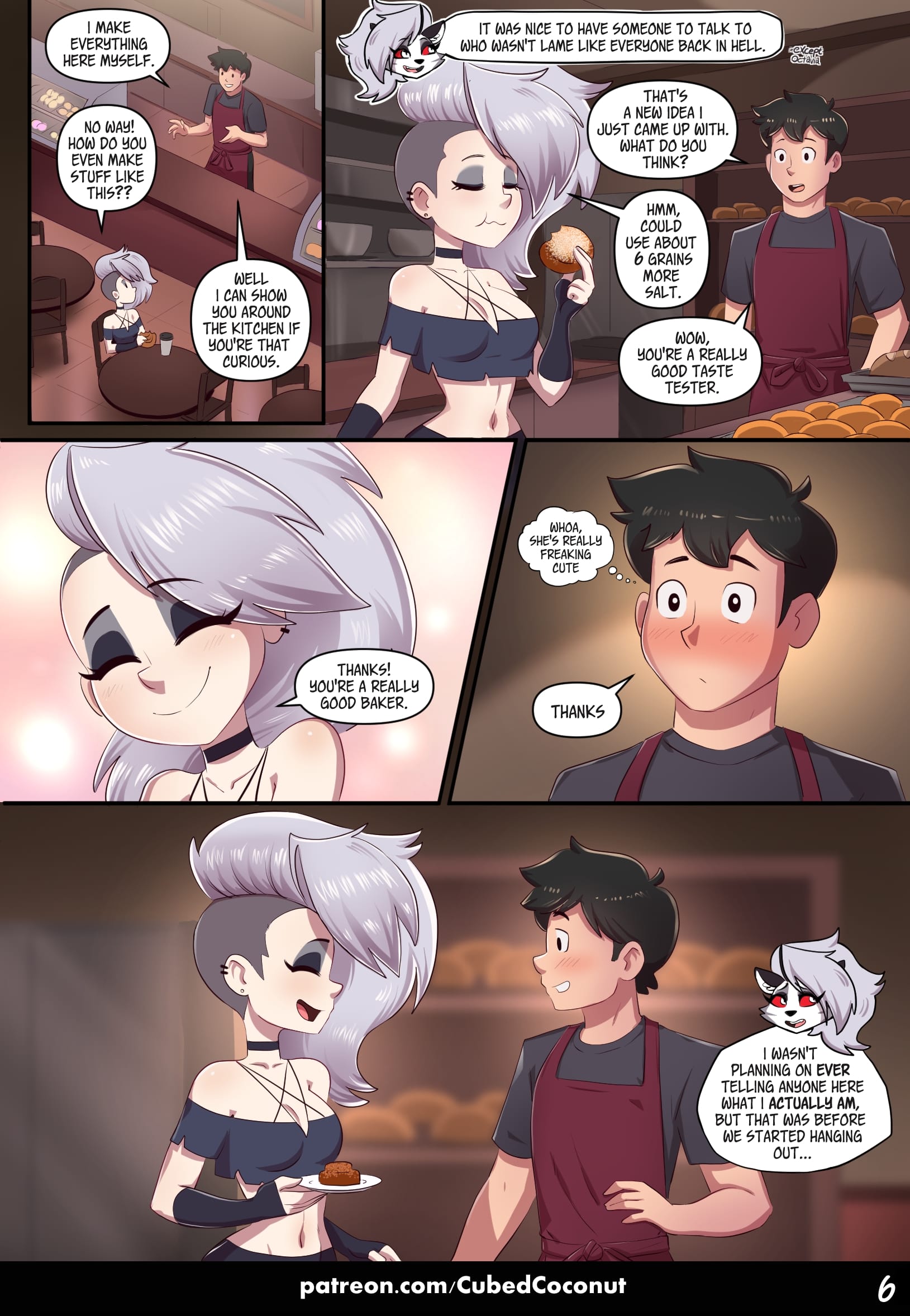 The Human and the Hellhound (Helluva Boss) [CubedCoconut] Chapter 1 - Page 6
