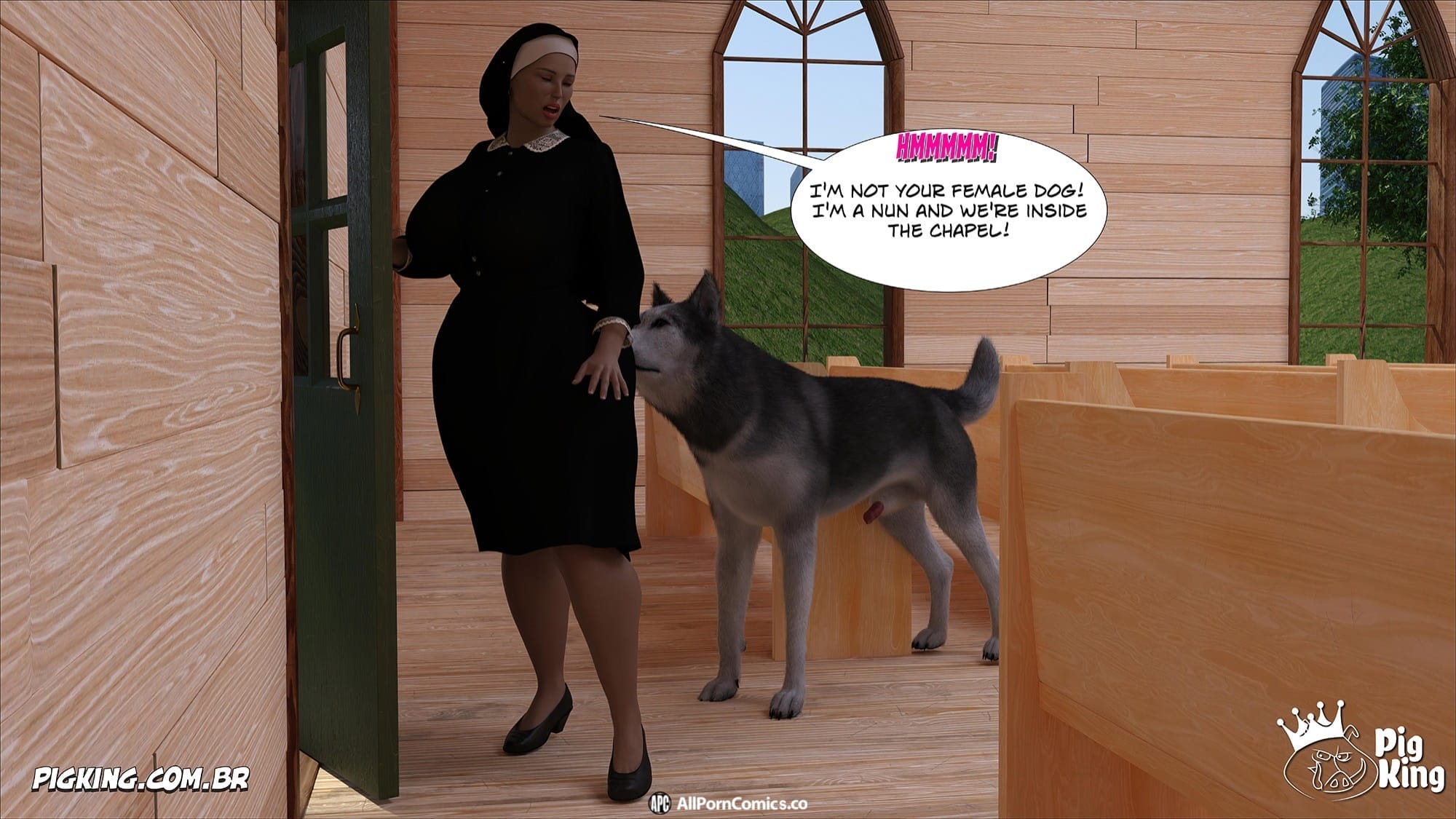Nun Isabella [PigKing] Chapter 11 - Page 55