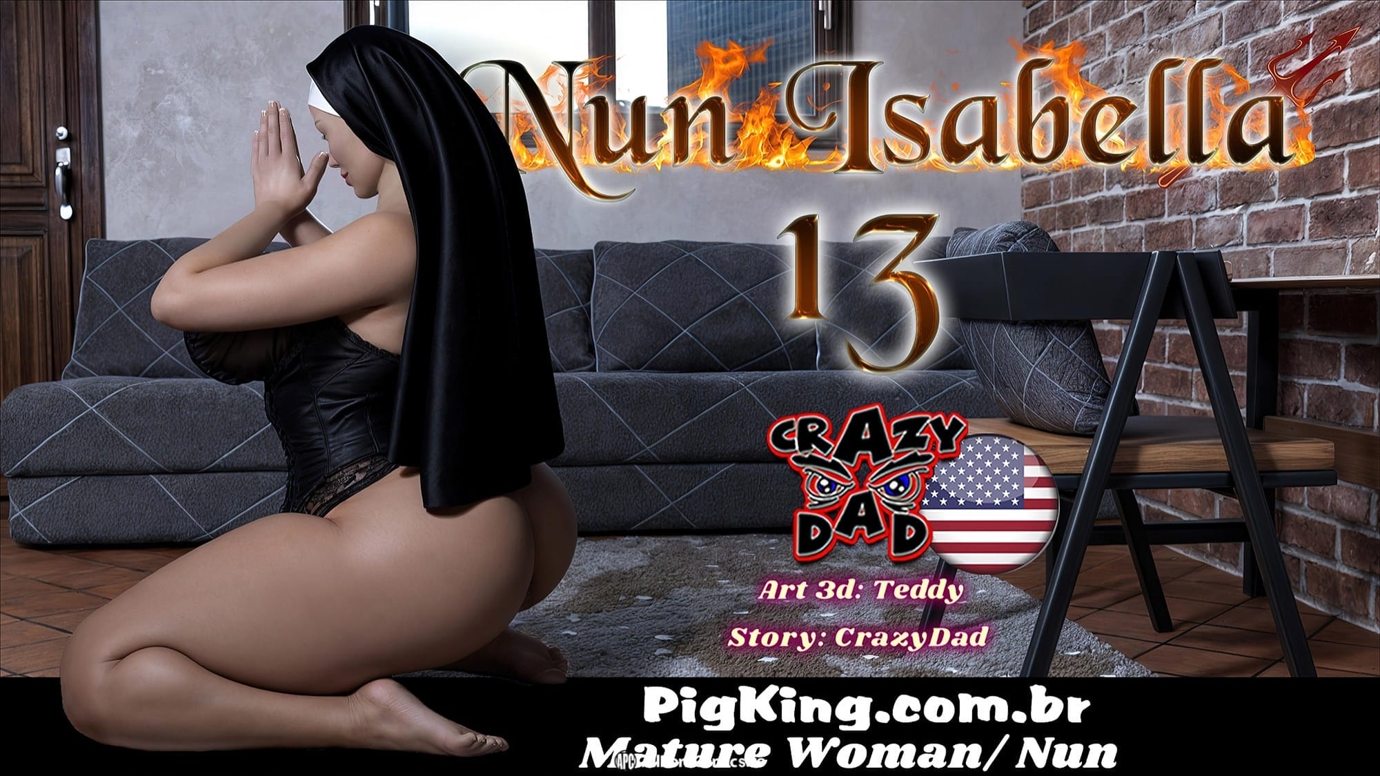 Nun Isabella [PigKing] Chapter 13 - Page 1