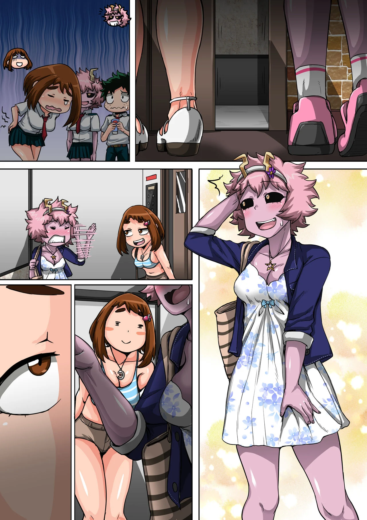 My Harem Academia (Boku No Hero Academia) [Juna Juna Juice] Chapter 5 - Page 124