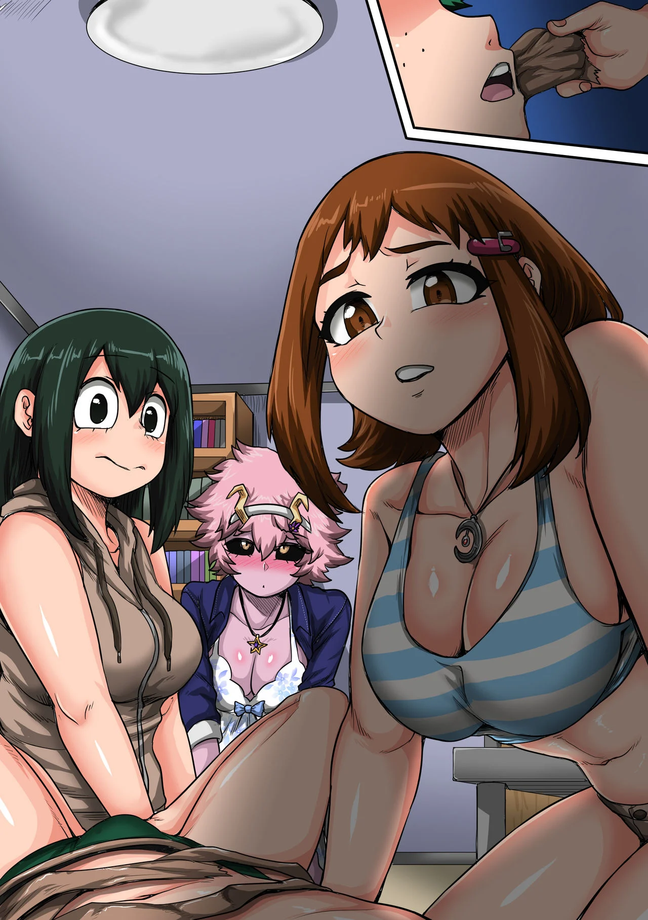 My Harem Academia (Boku No Hero Academia) [Juna Juna Juice] Chapter 6 - Page 157