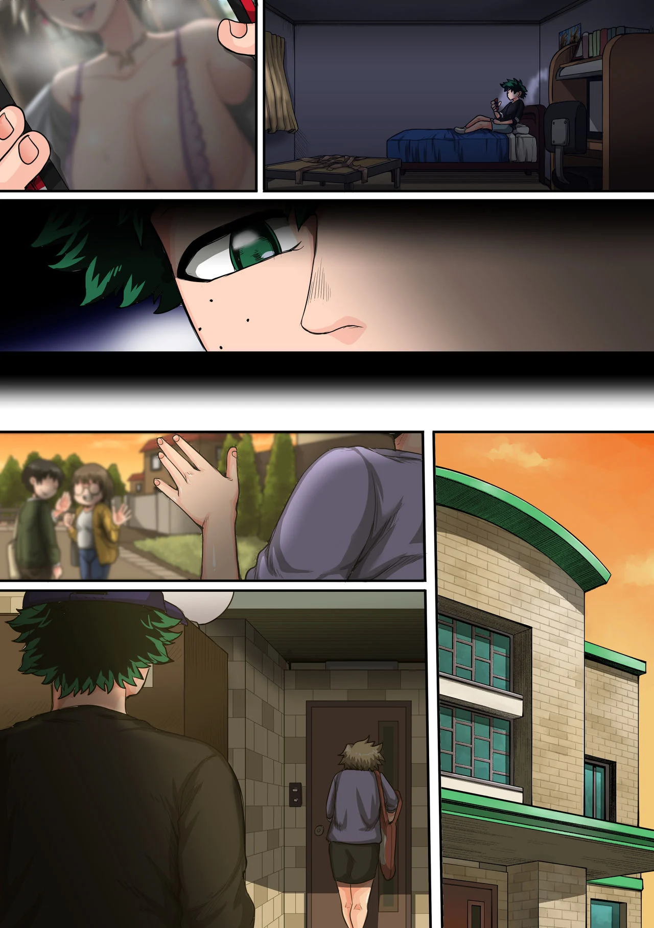My Harem Academia (Boku No Hero Academia) [Juna Juna Juice] Chapter 6 - Page 161