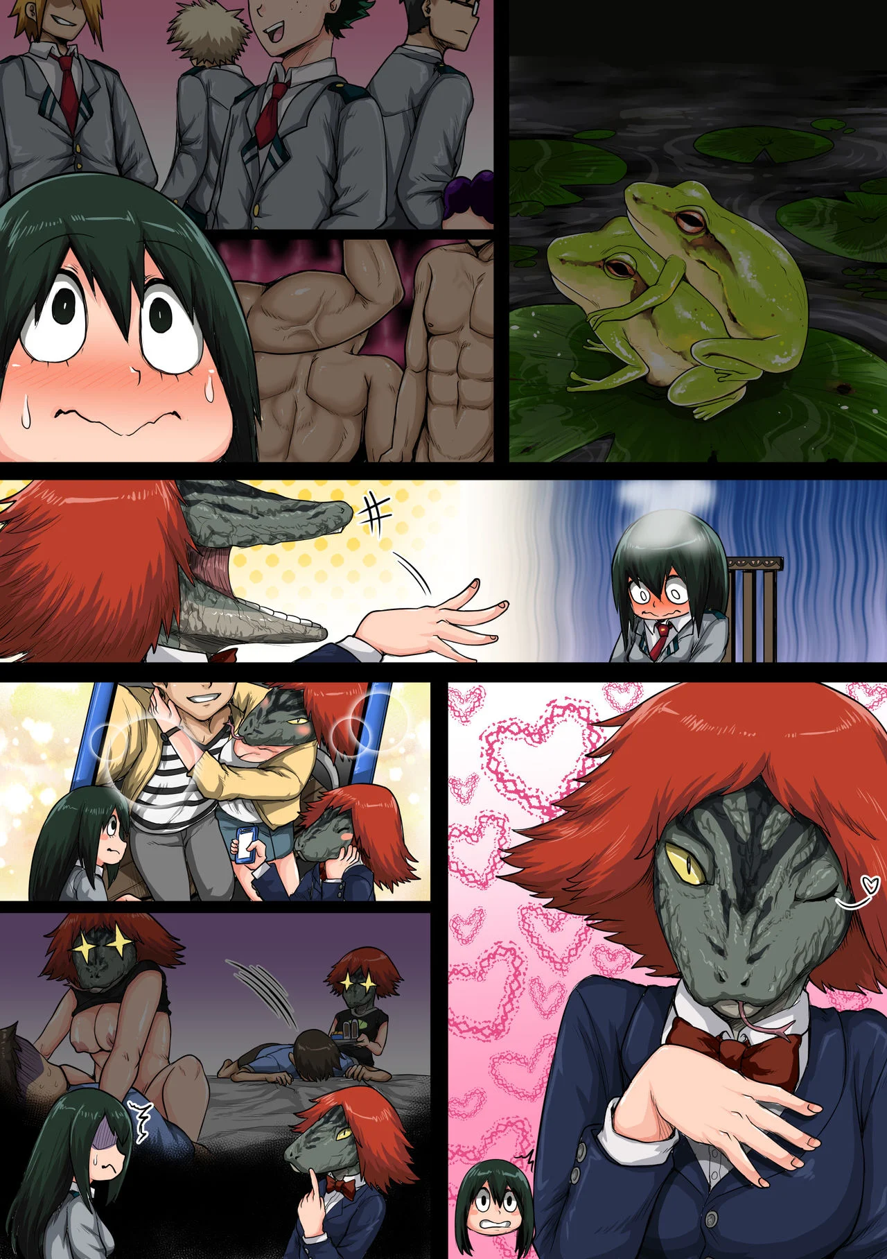 My Harem Academia (Boku No Hero Academia) [Juna Juna Juice] Chapter 6 - Page 91