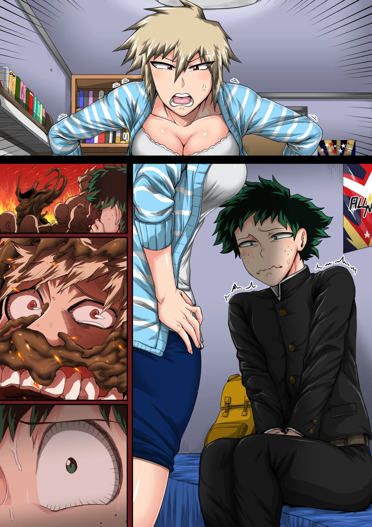 My Harem Academia (Boku No Hero Academia) [Juna Juna Juice] Chapter 7.5 - Page 65