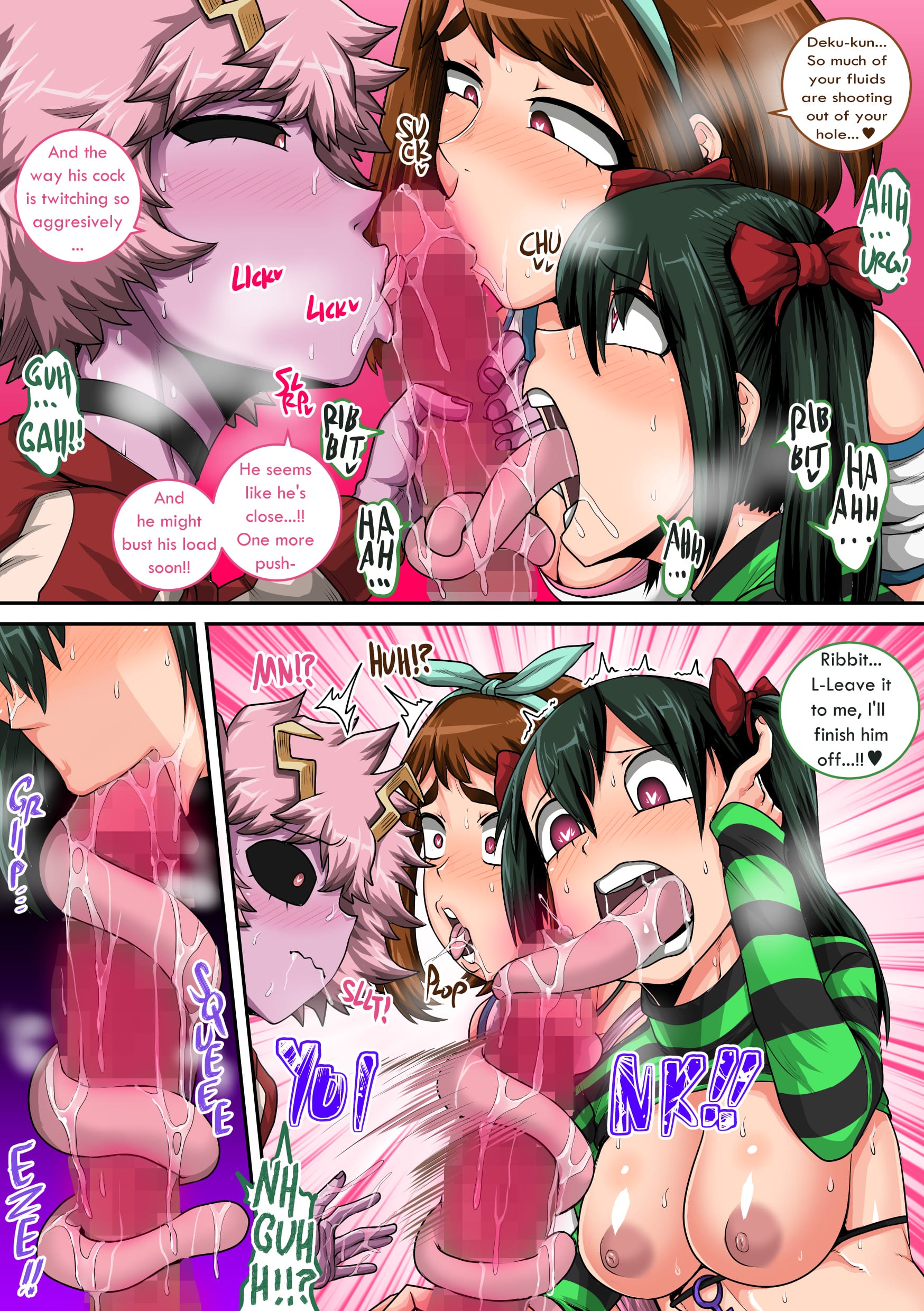 My Harem Academia (Boku No Hero Academia) [Juna Juna Juice] Chapter 8.2 - Page 18