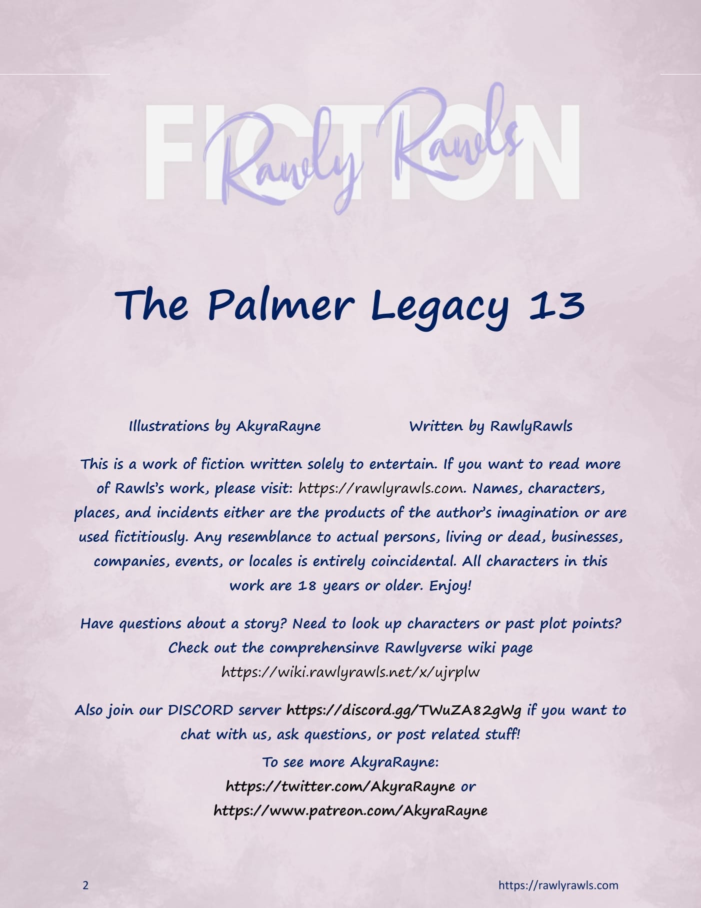 The Palmer Legacy [AkyraRayne, RawlyRawls] Chapter 13 - Page 2