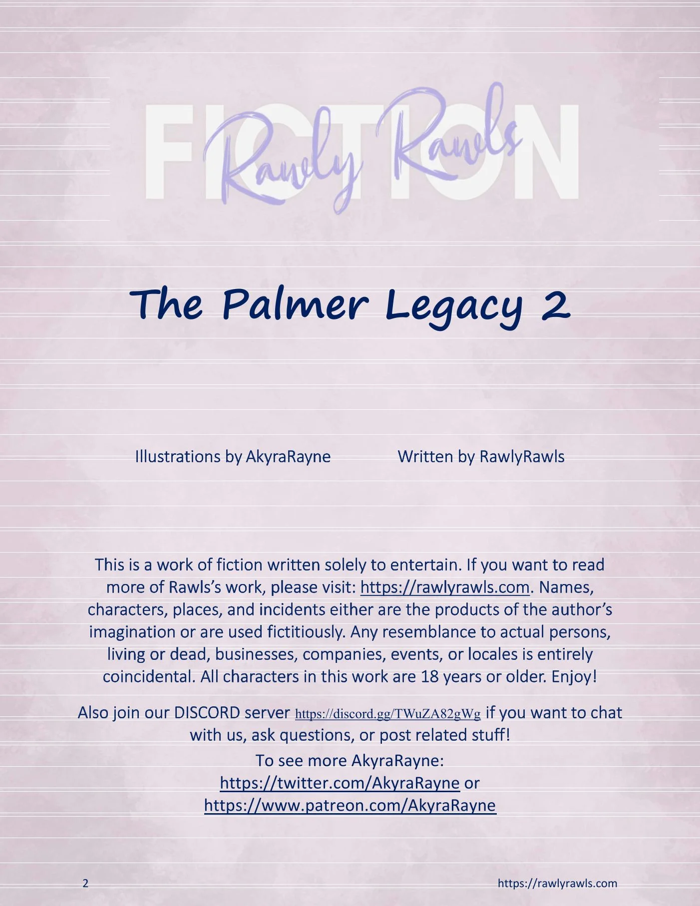 The Palmer Legacy [AkyraRayne, RawlyRawls] Chapter 2 - Page 2