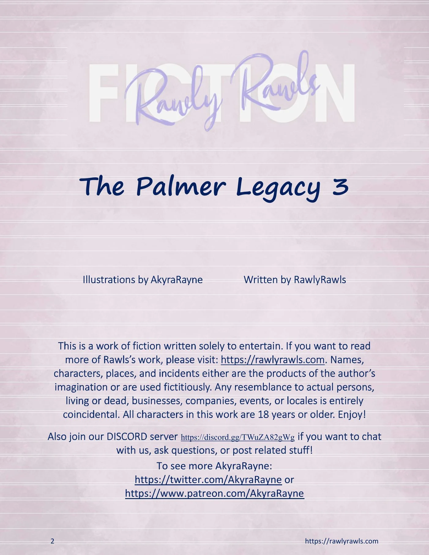 The Palmer Legacy [AkyraRayne, RawlyRawls] Chapter 3 - Page 2