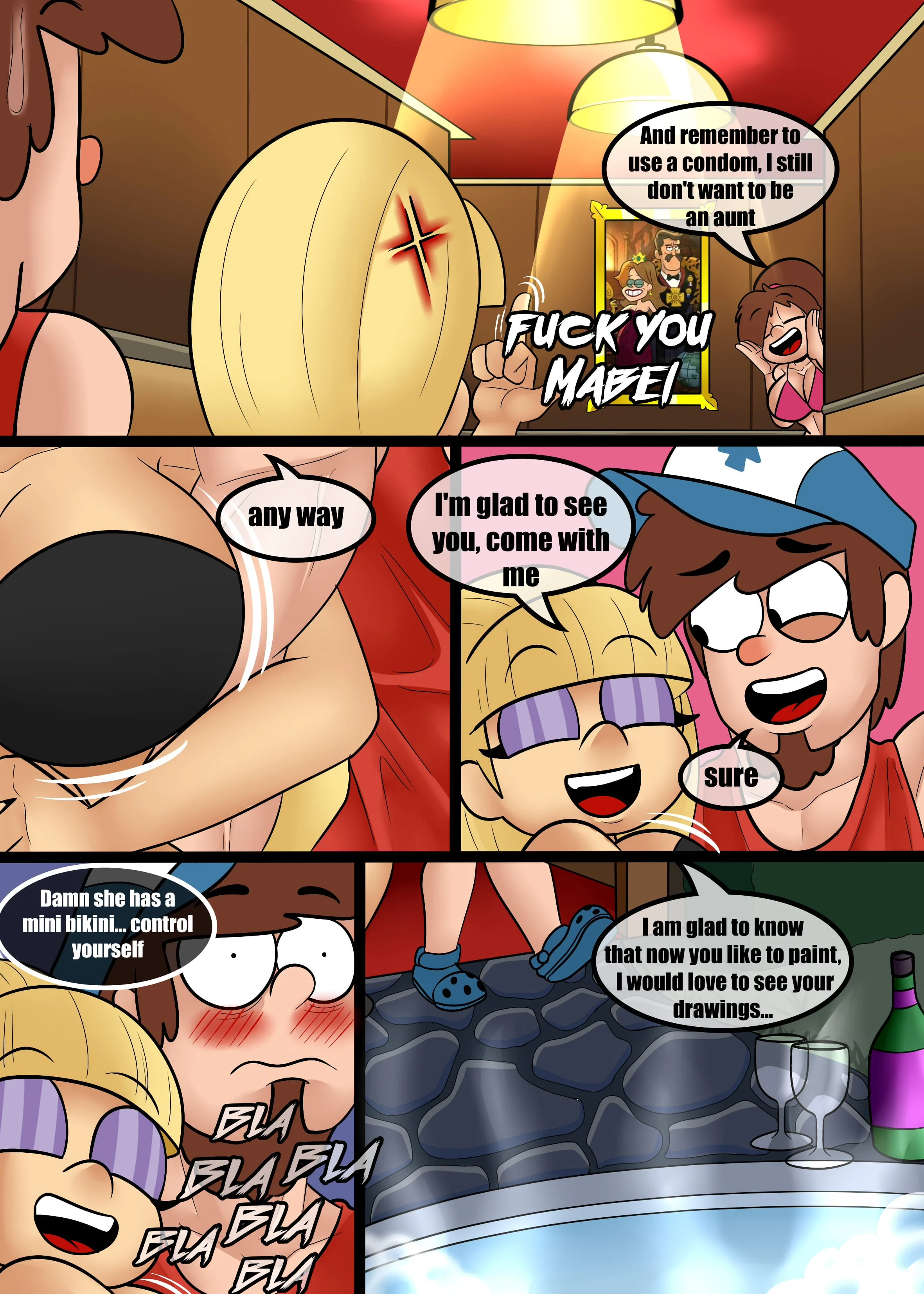 Private Party (Gravity Falls) [Zaicomaster14] Chapter 1 - Page 4