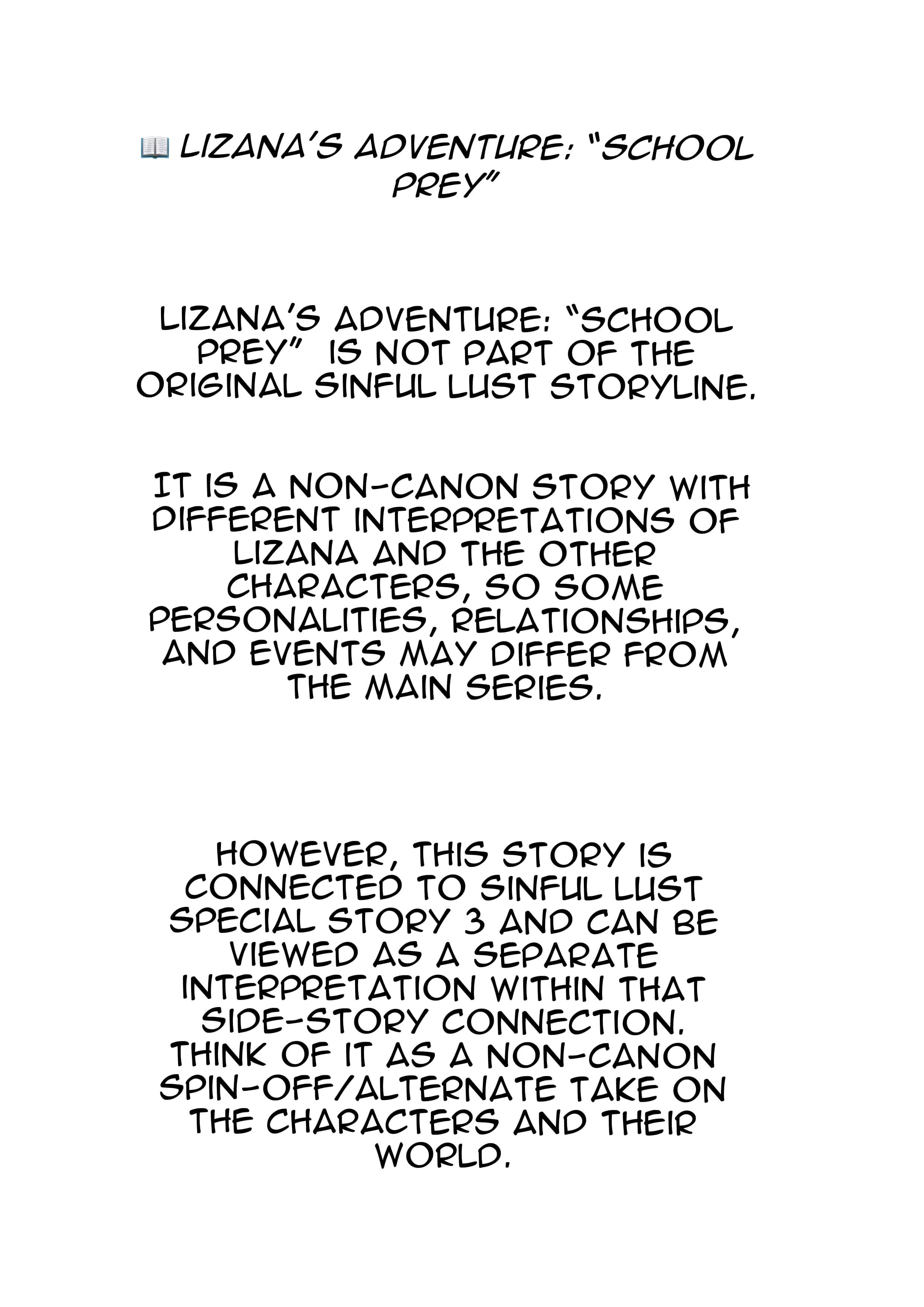 Sinful Lust – Lizana [ZettoNSFW] Lizana's Adventure School Prey - Chapter 1 - Page 2