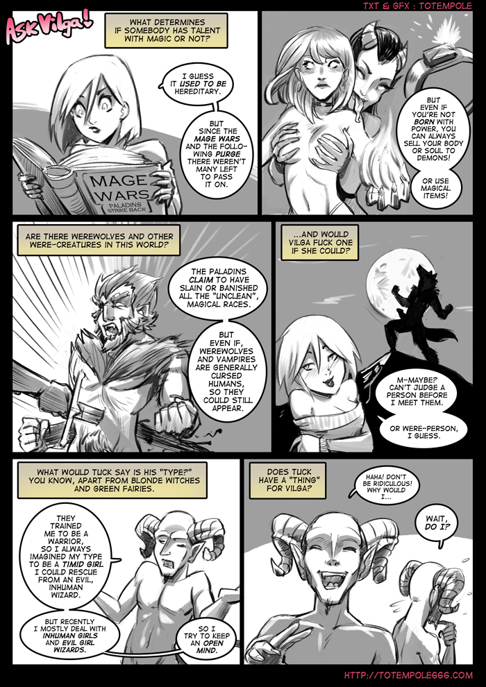 The Cummoner [Totempole] Chapter 0 - Ask Vilga - Page 10