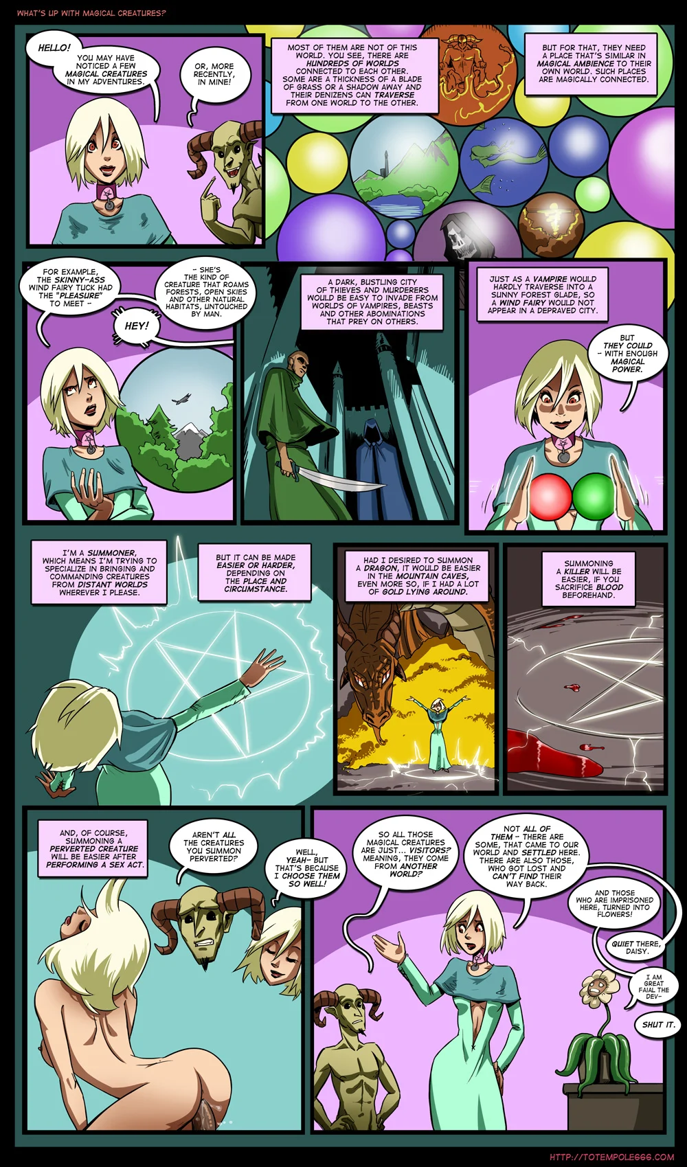 The Cummoner [Totempole] Chapter 0 - Ask Vilga - Page 4