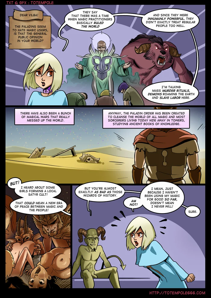 The Cummoner [Totempole] Chapter 0 - Ask Vilga - Page 8
