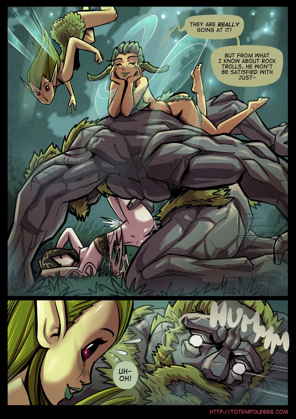 The Cummoner [Totempole] Chapter 23 - Rocktrolled Fungirls - Page 16