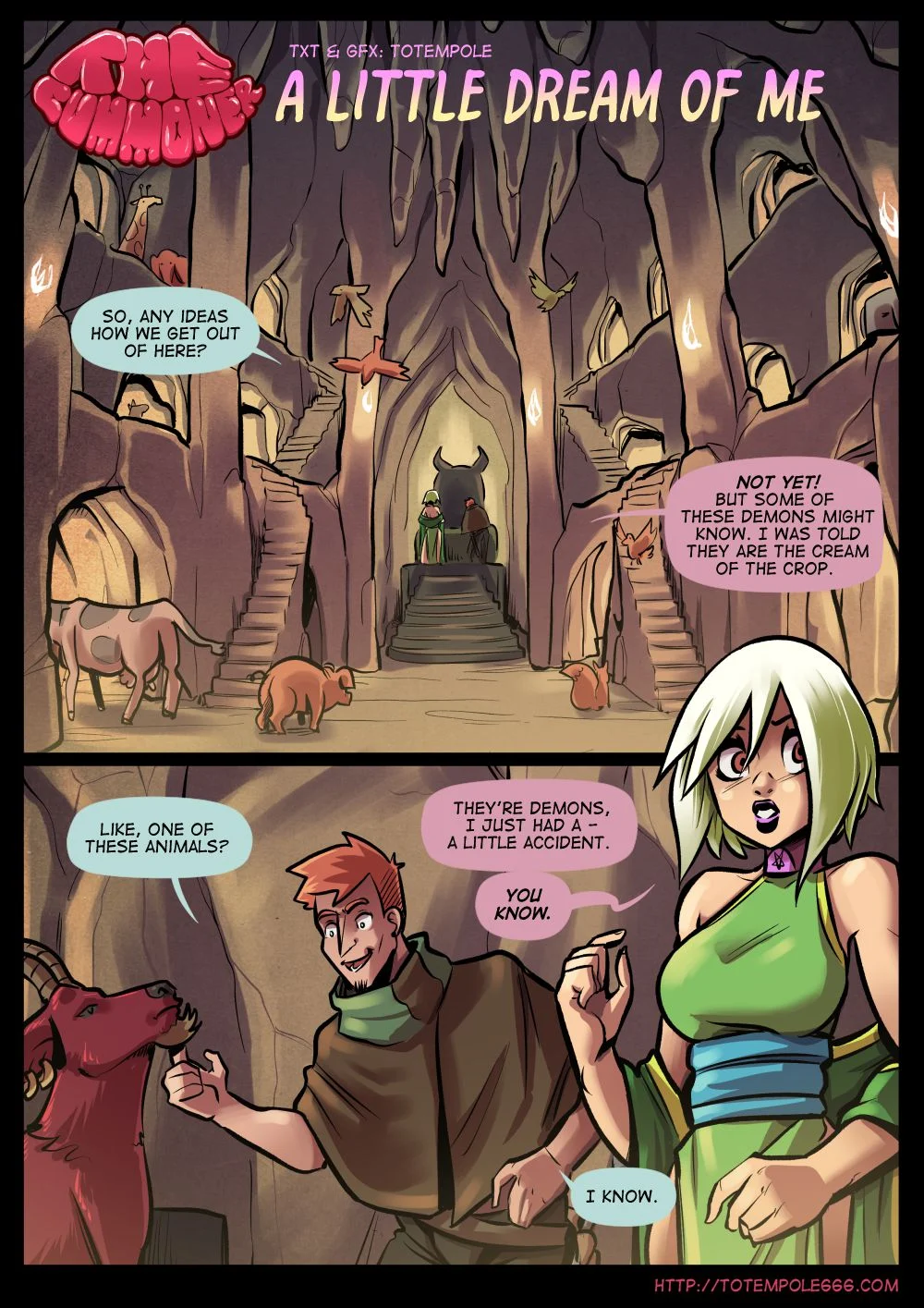 The Cummoner [Totempole] Chapter 25 - A Little Dream of Me - Page 2