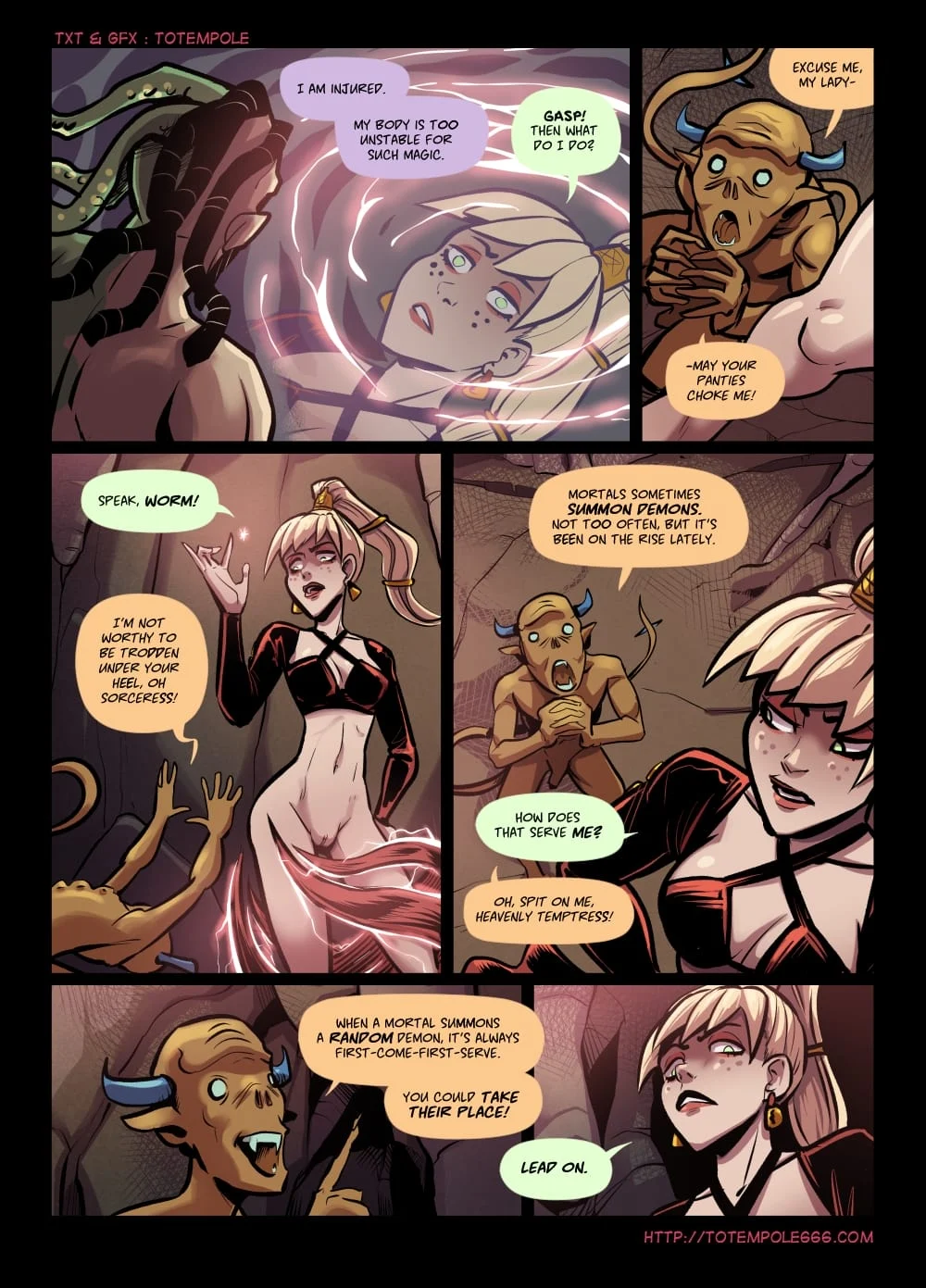 The Cummoner [Totempole] Chapter 28 - Soul Bound Sorceress - Page 12