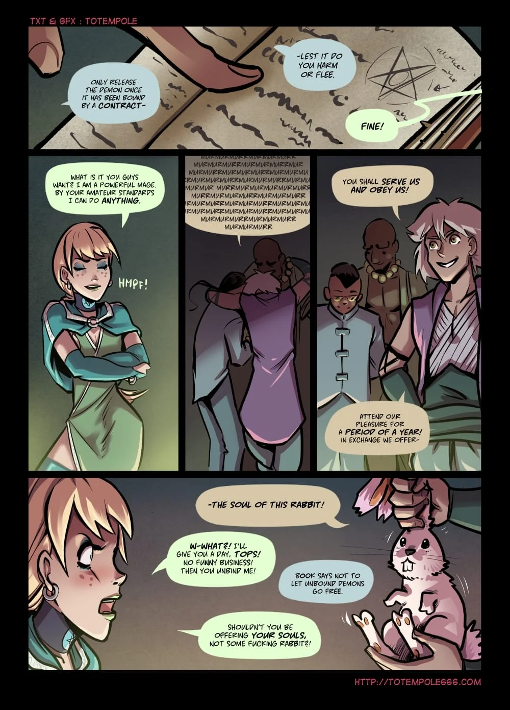 The Cummoner [Totempole] Chapter 28 - Soul Bound Sorceress - Page 19