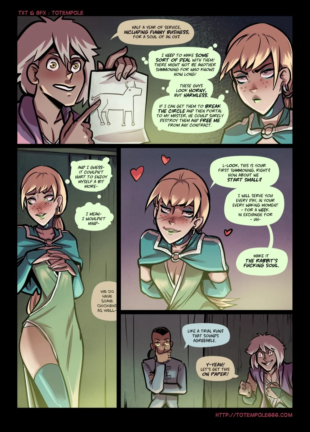 The Cummoner [Totempole] Chapter 28 - Soul Bound Sorceress - Page 20