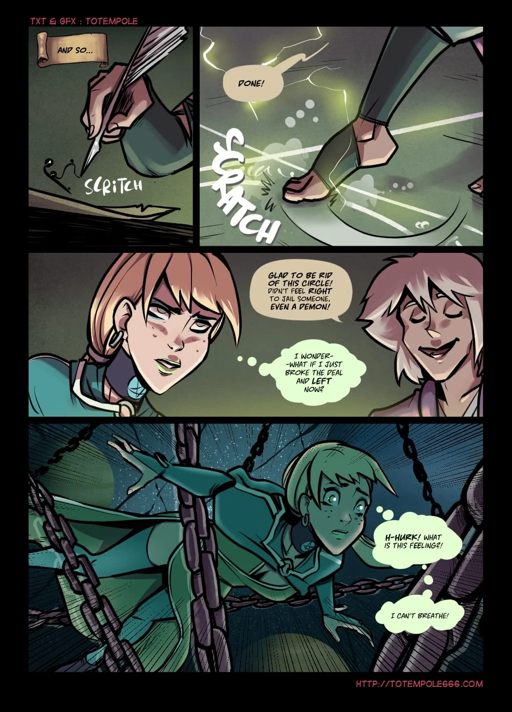 The Cummoner [Totempole] Chapter 28 - Soul Bound Sorceress - Page 21
