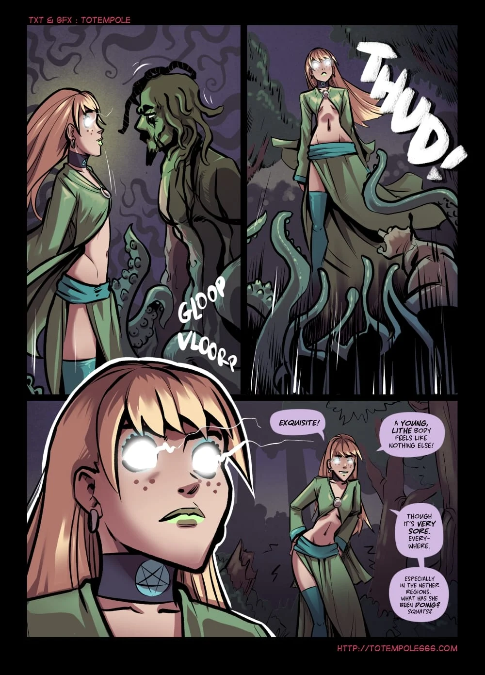 The Cummoner [Totempole] Chapter 28 - Soul Bound Sorceress - Page 48